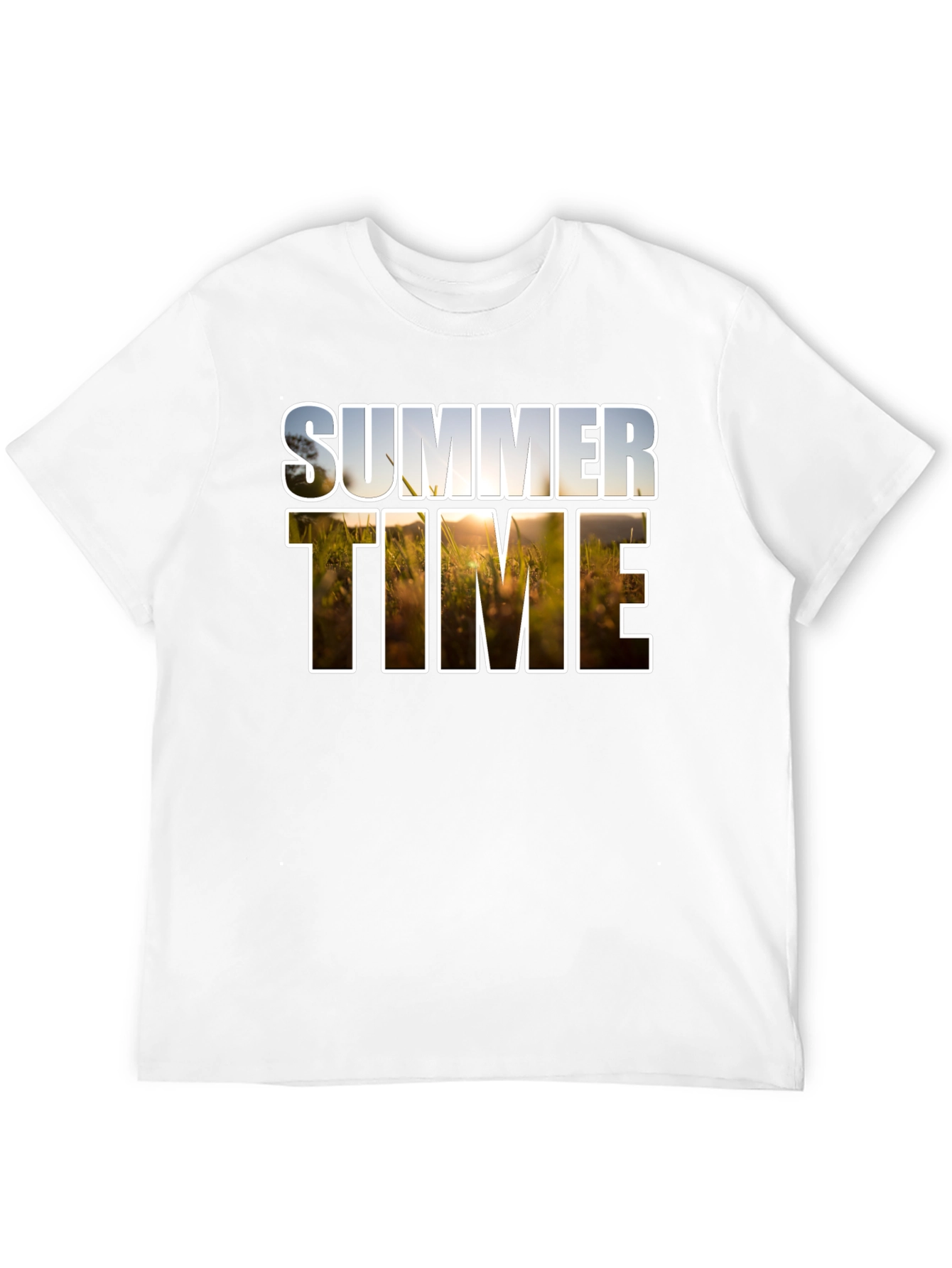 Summer Time Graphic Tee - Relaxed Fit Cotton T-Shirt