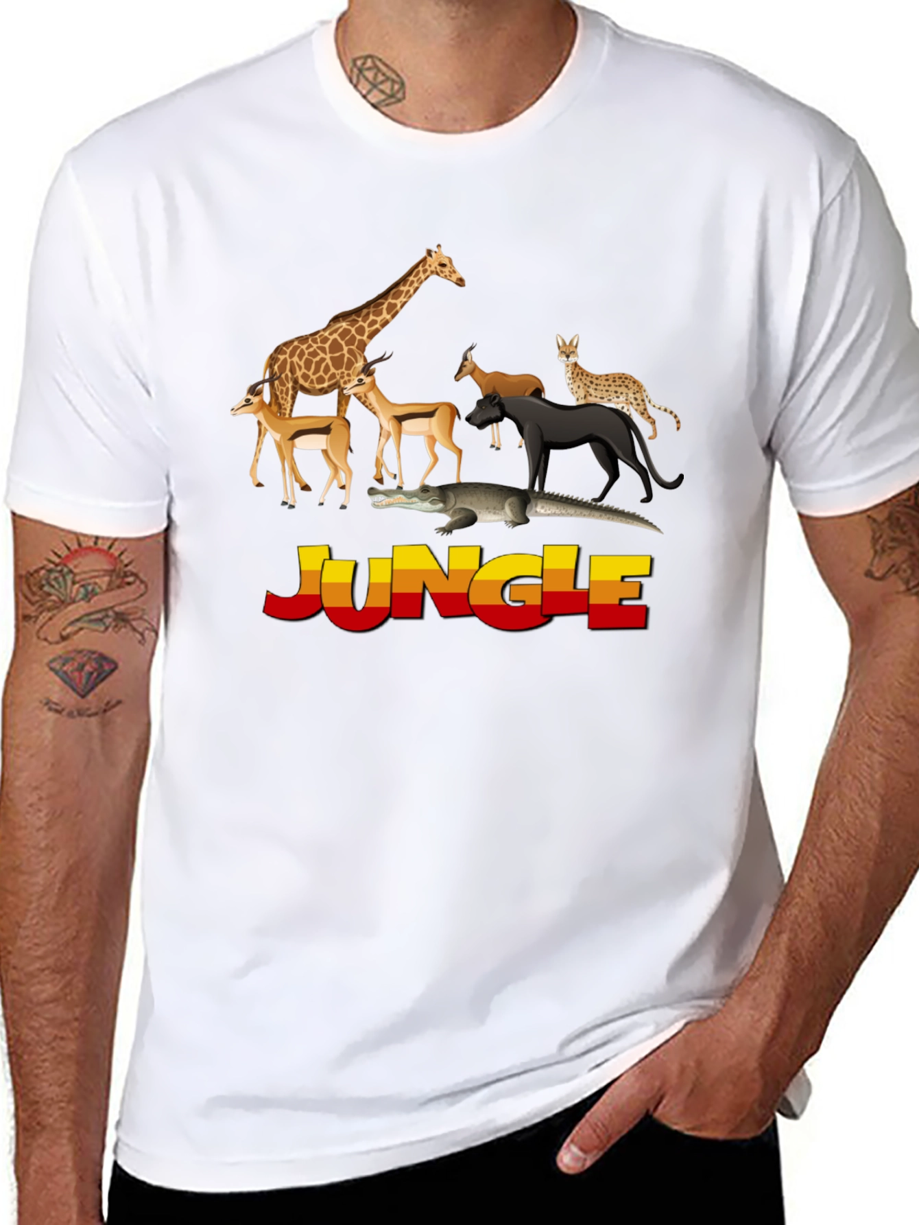 Jungle Animals Graphic Tee