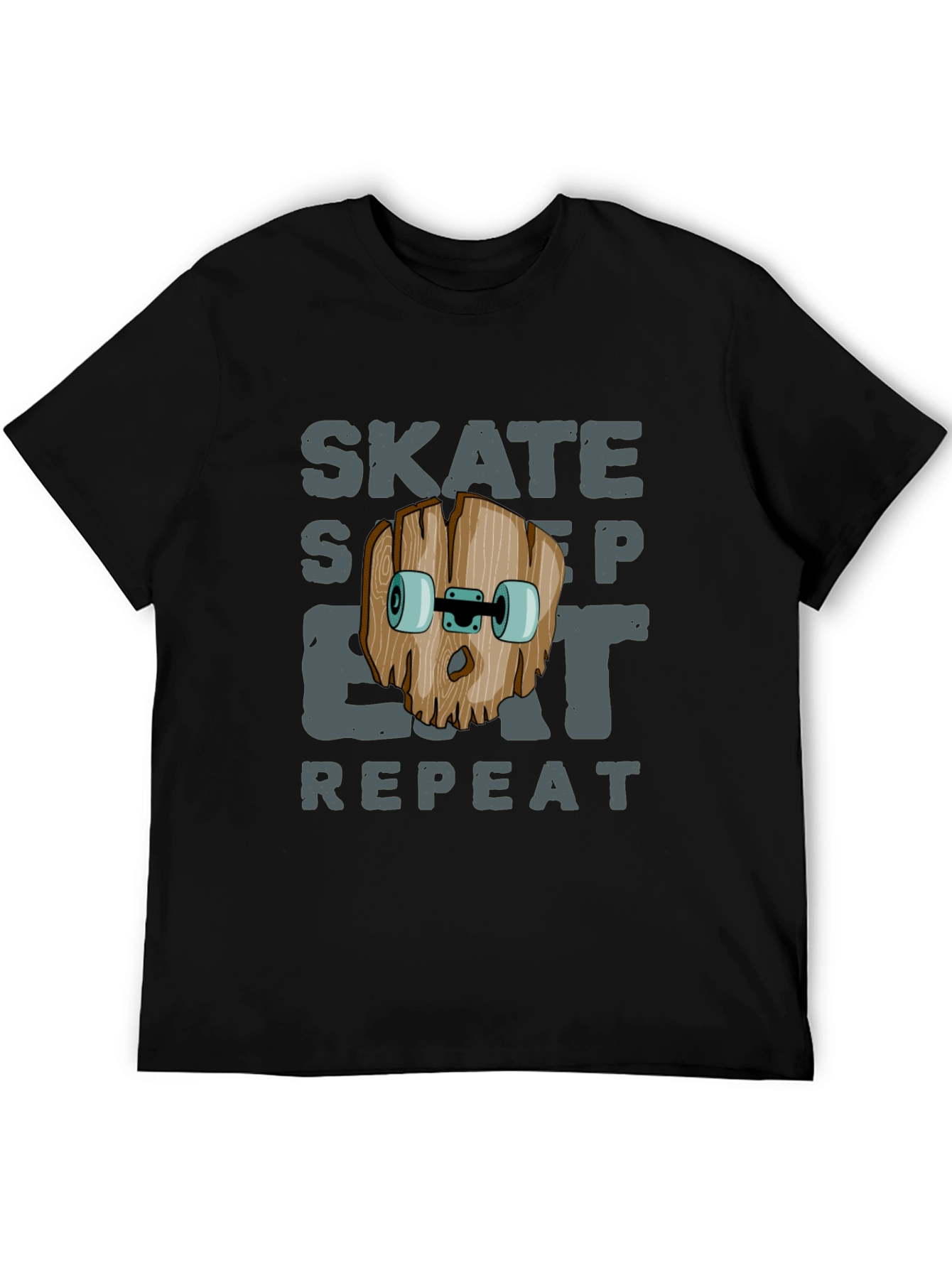 Skate Sleep Eat Repeat Graphic T-Shirt