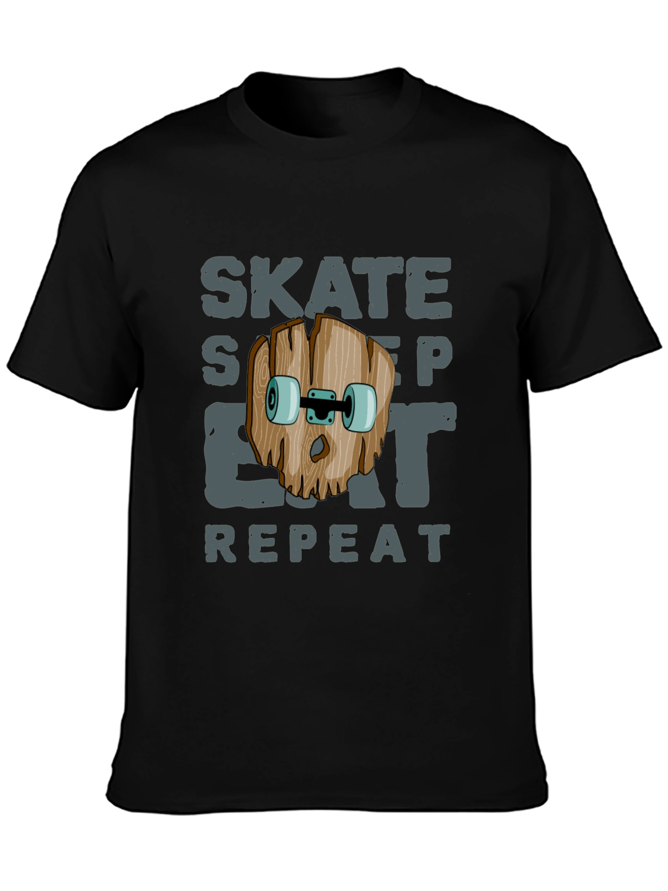 Skate Sleep Eat Repeat Graphic T-Shirt