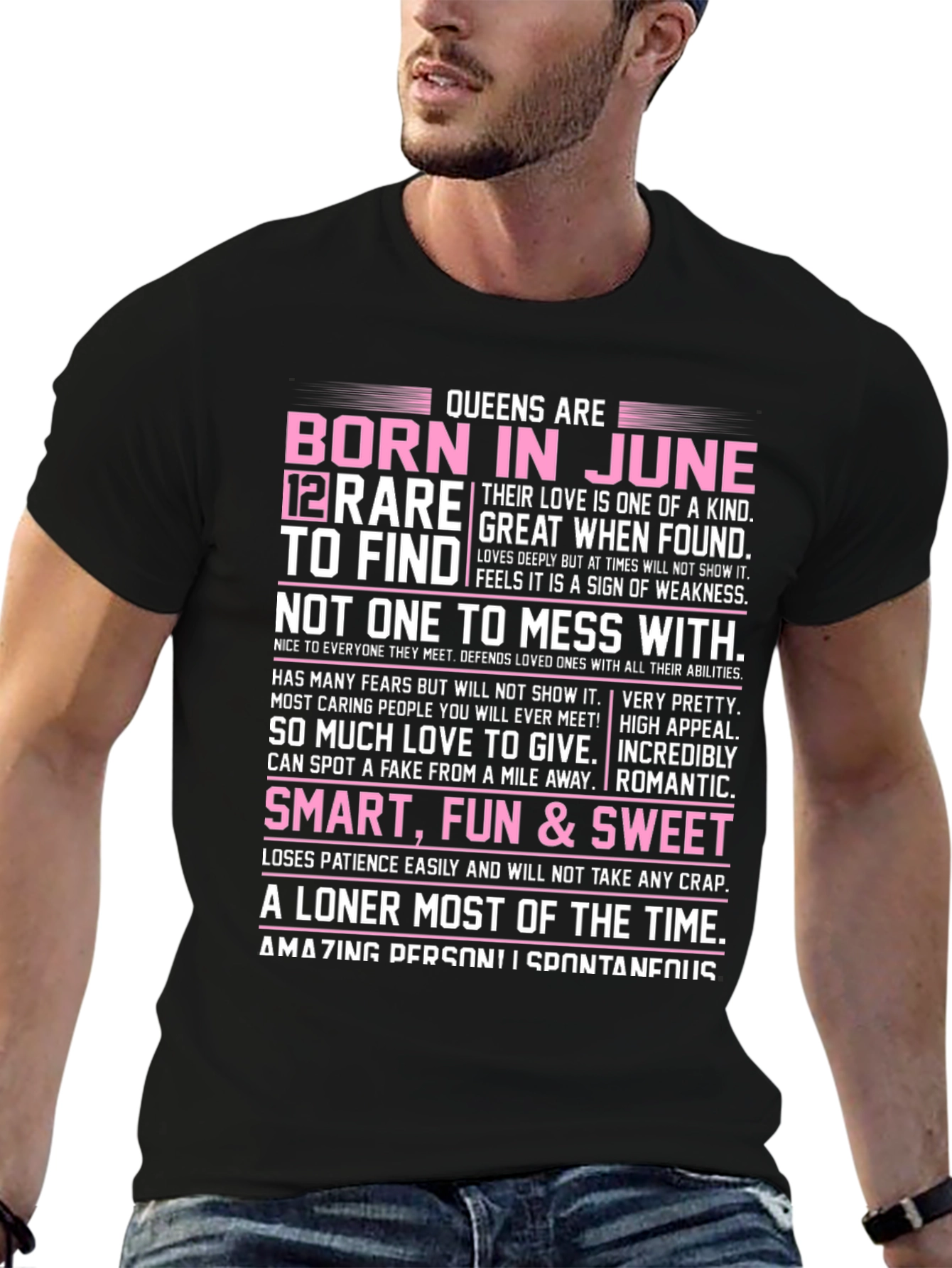 Queens Born in June Graphic T-Shirt