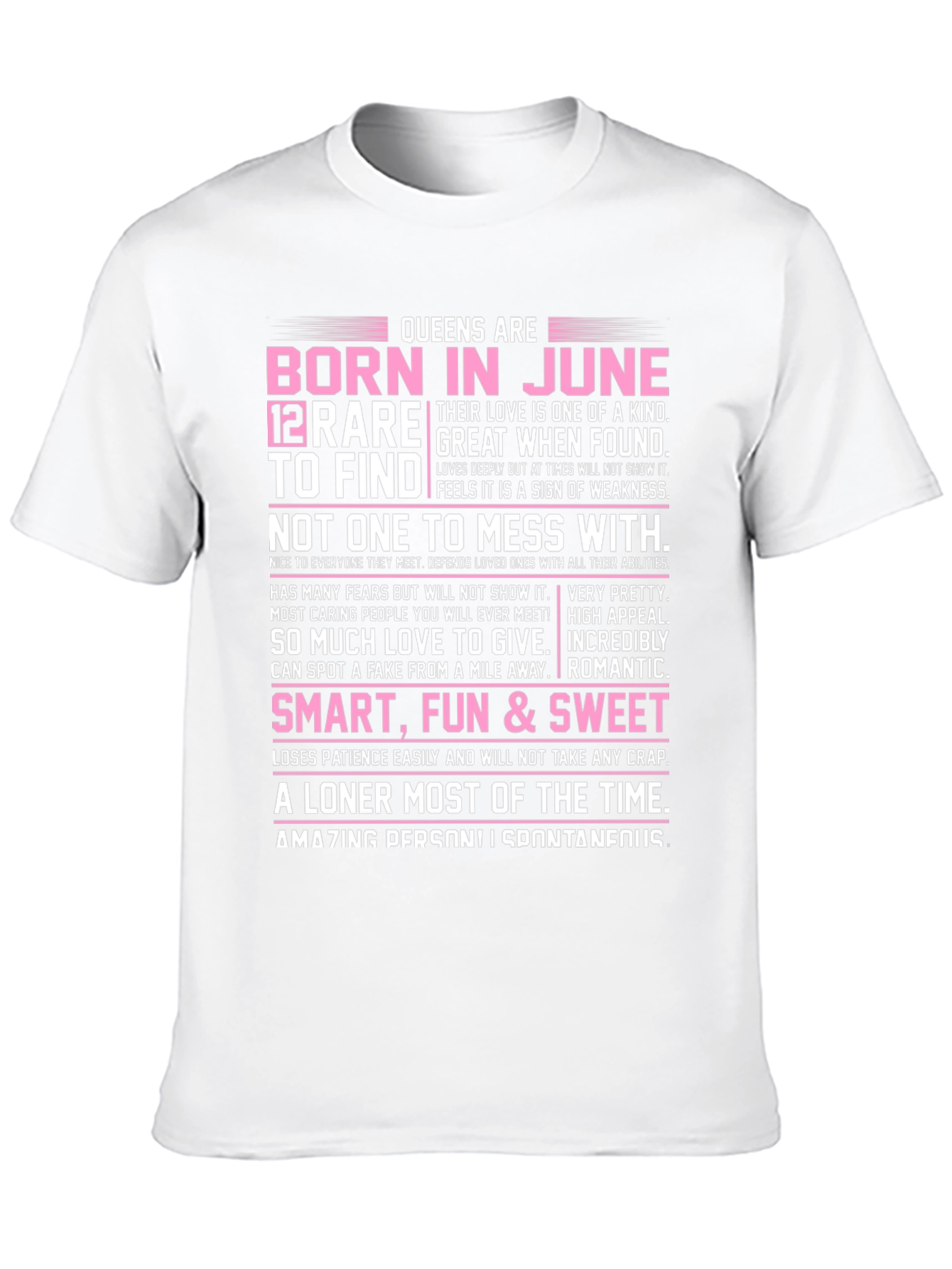 Queens Born in June Graphic T-Shirt
