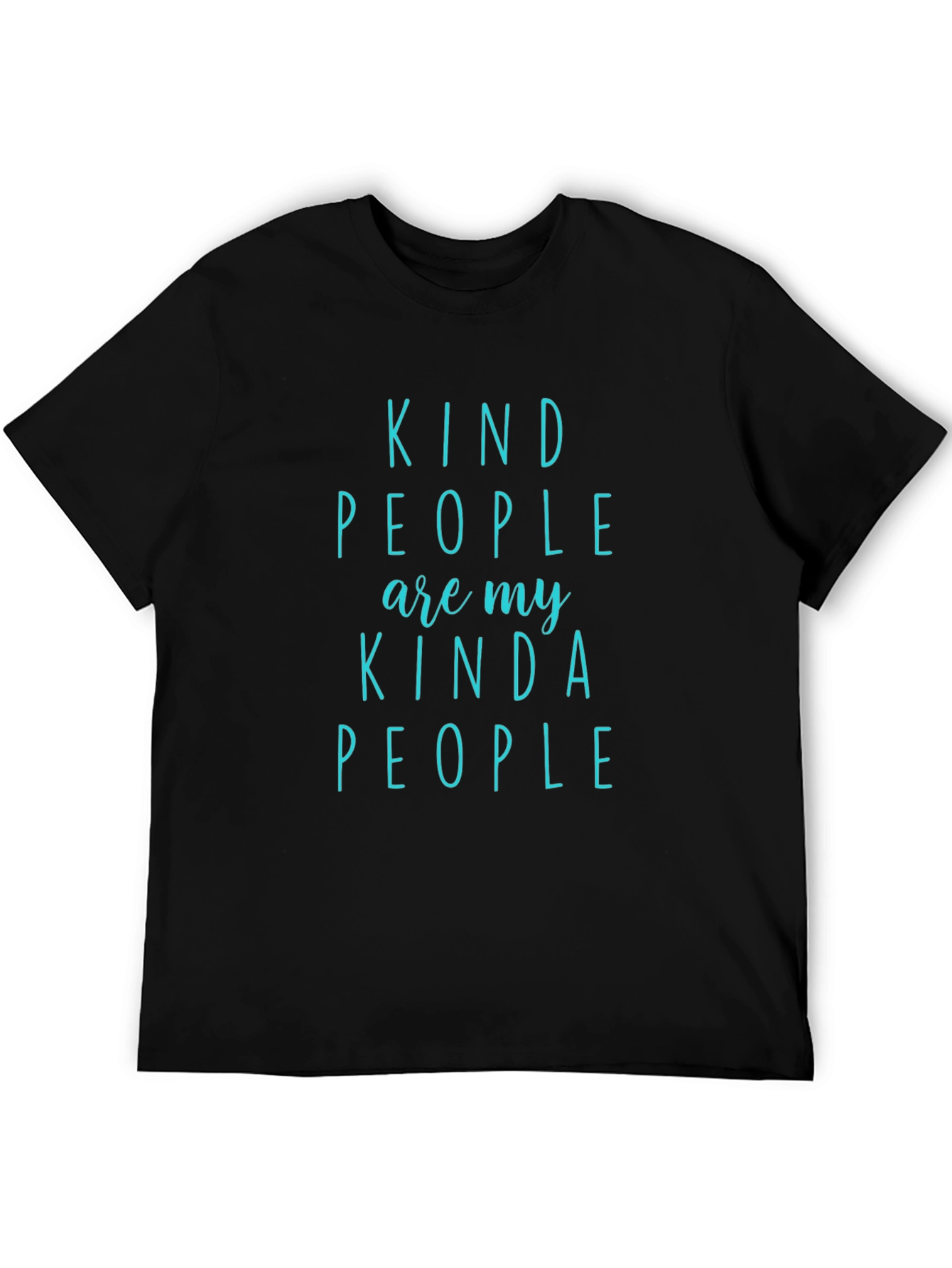 Kind People Graphic Tee - Soft Black T-Shirt