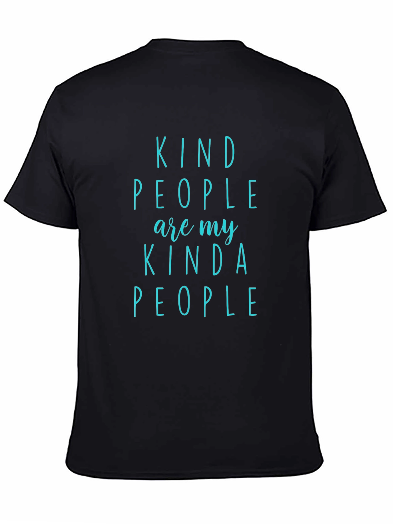 Kind People Graphic Tee - Soft Black T-Shirt