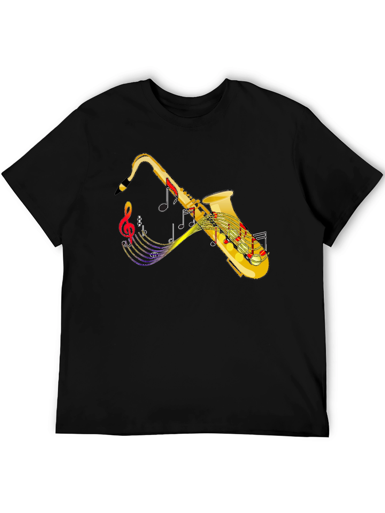 Saxophone Music Notes T-Shirt