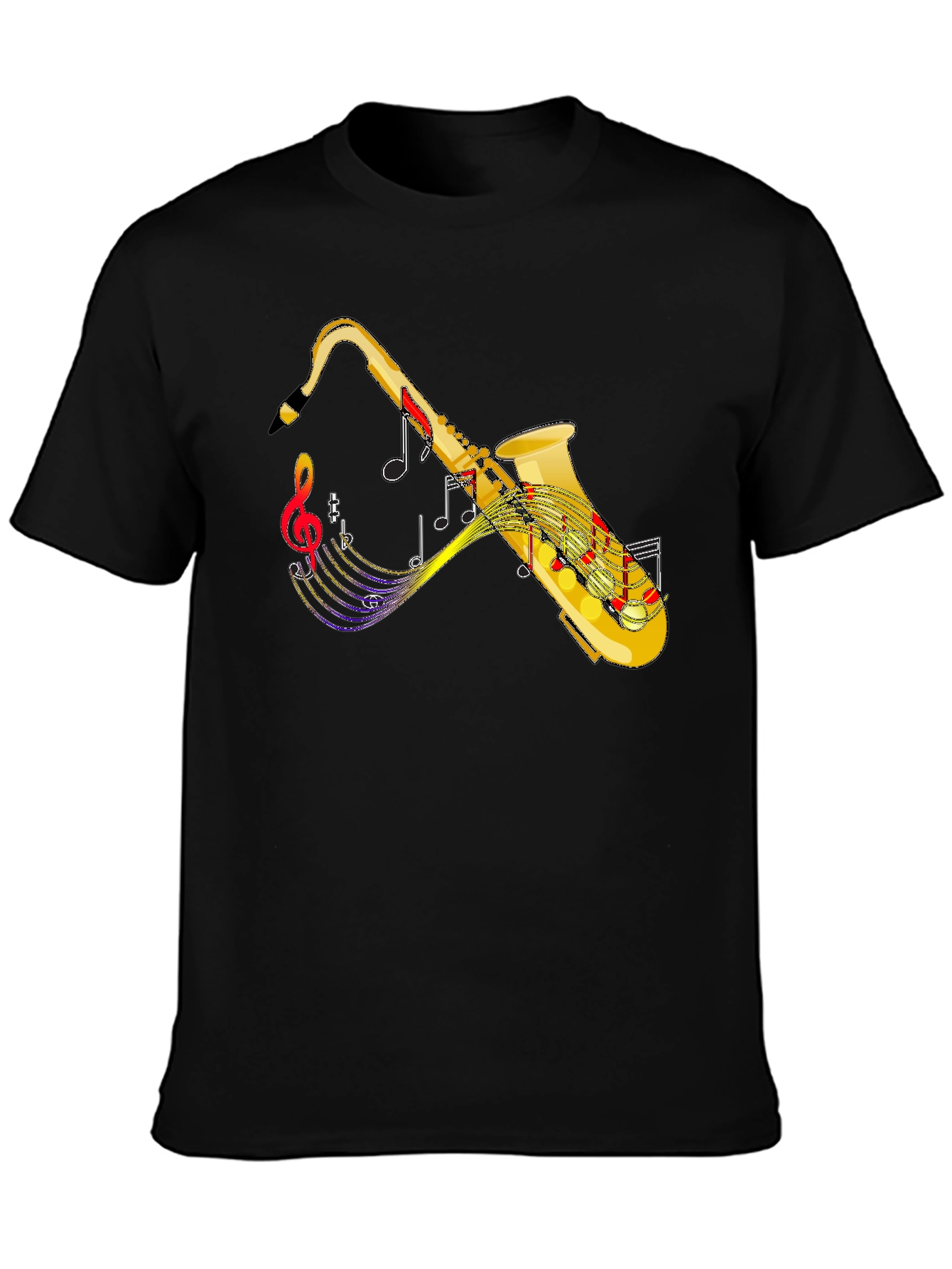 Saxophone Music Notes T-Shirt