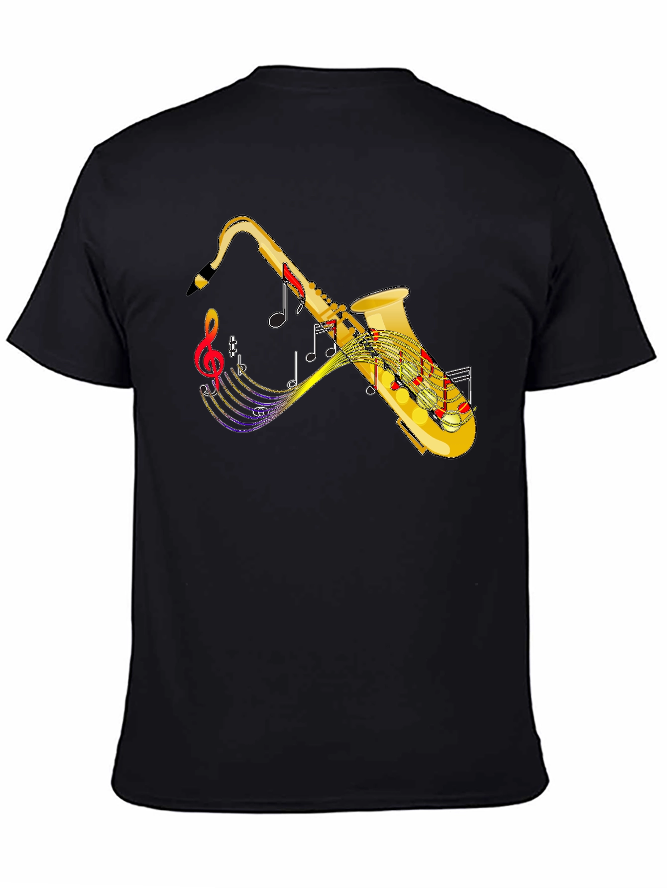 Saxophone Music Notes T-Shirt