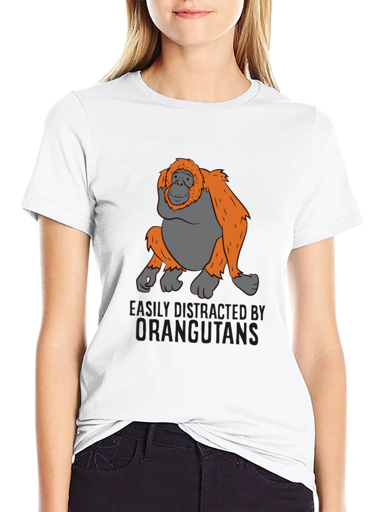Easily Distracted Orangutan Tee
