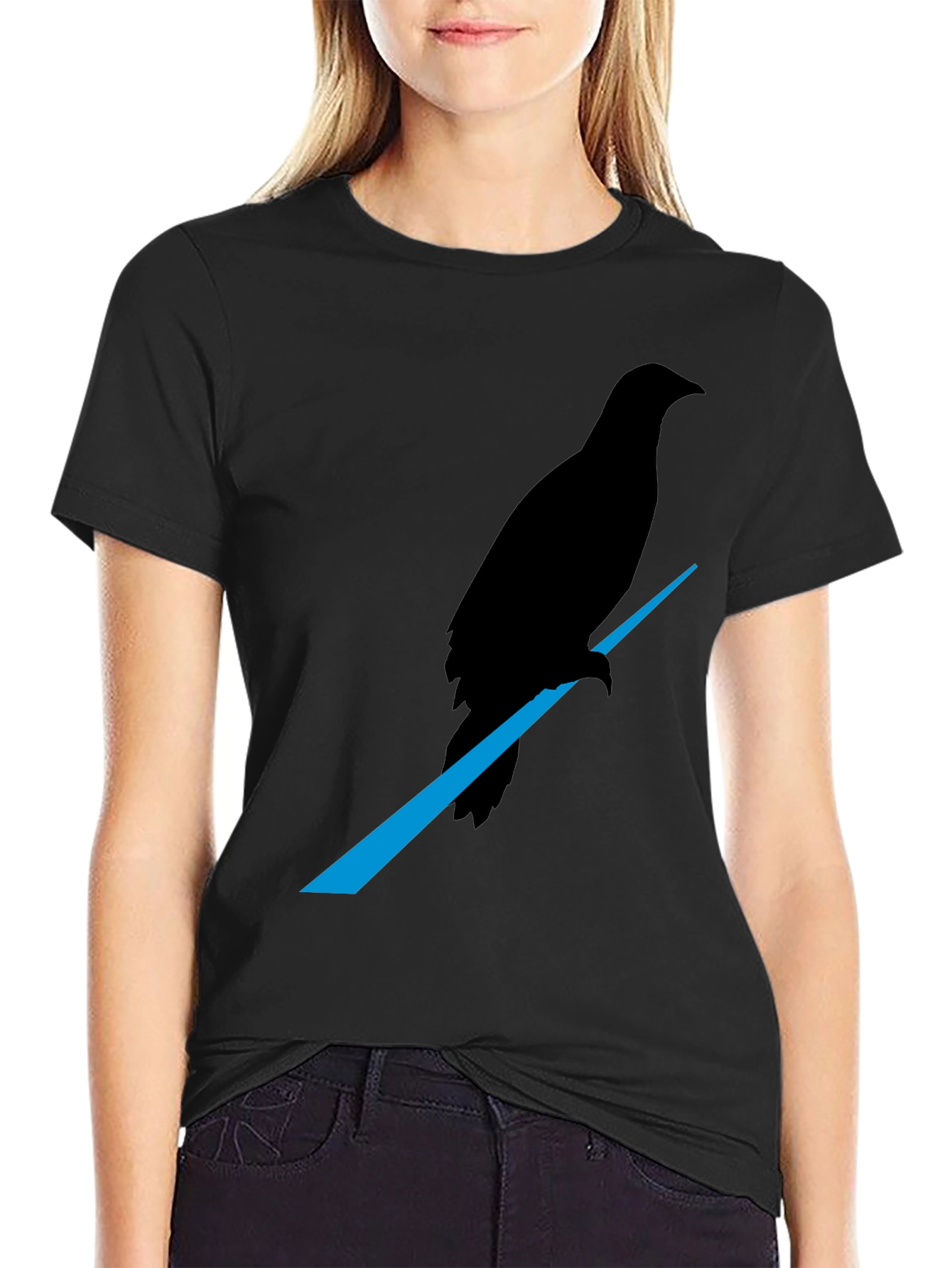Raven Graphic Tee - Mens Black T-Shirt