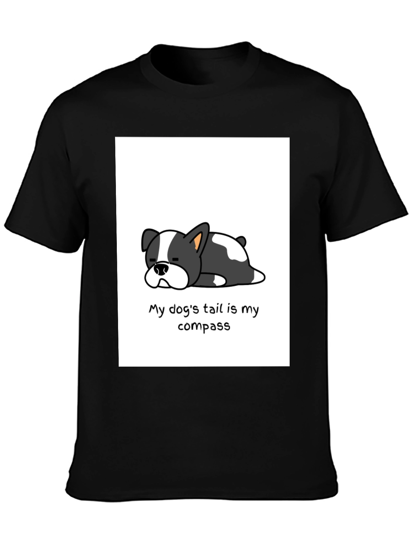 Cute Dog Compass T-Shirt