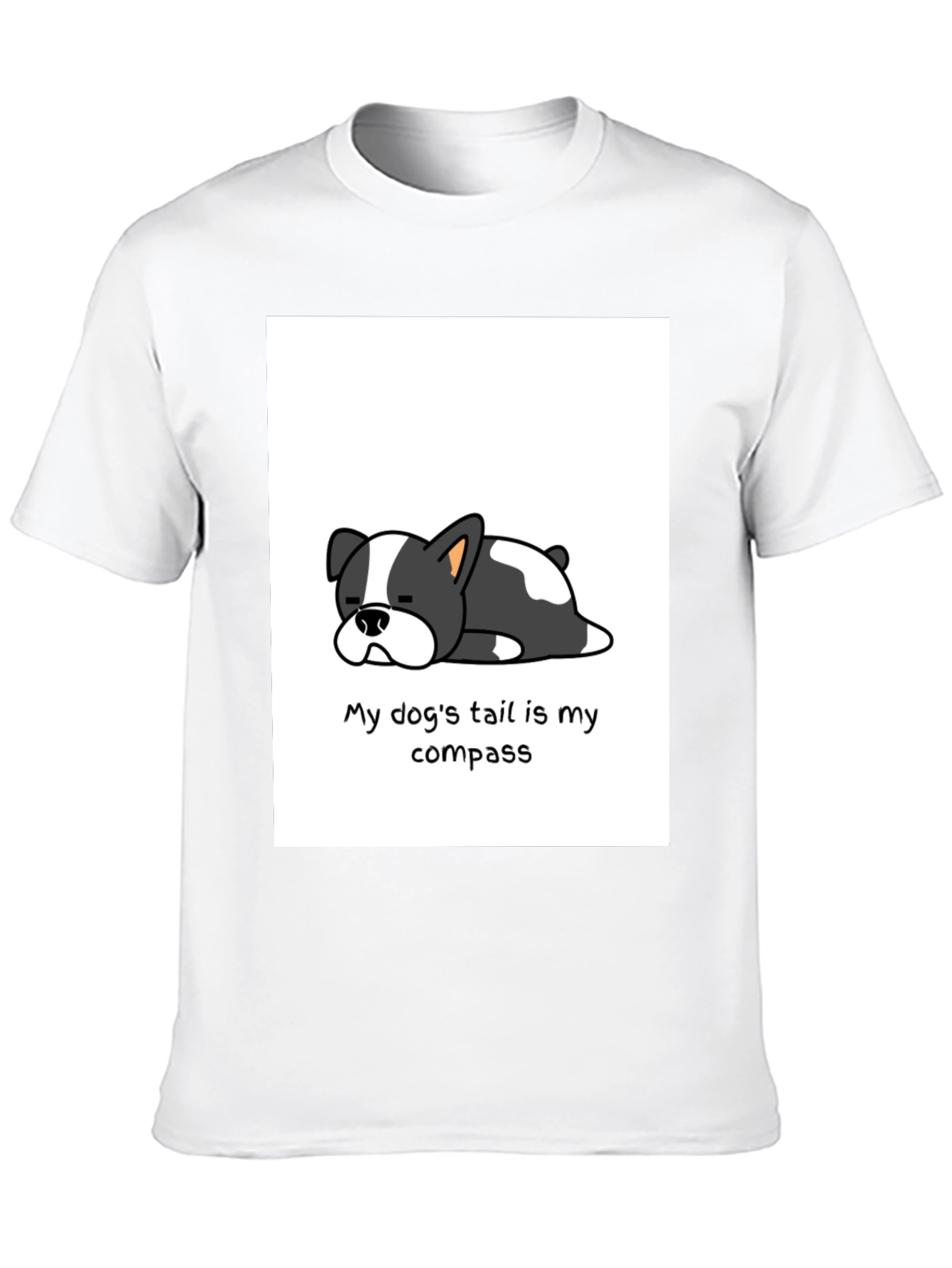 Cute Dog Compass T-Shirt