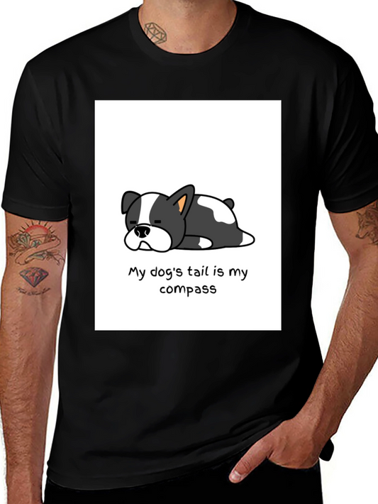 Cute Dog Compass T-Shirt