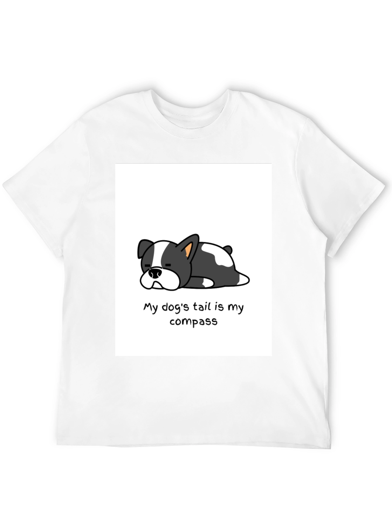 Cute Dog Compass T-Shirt
