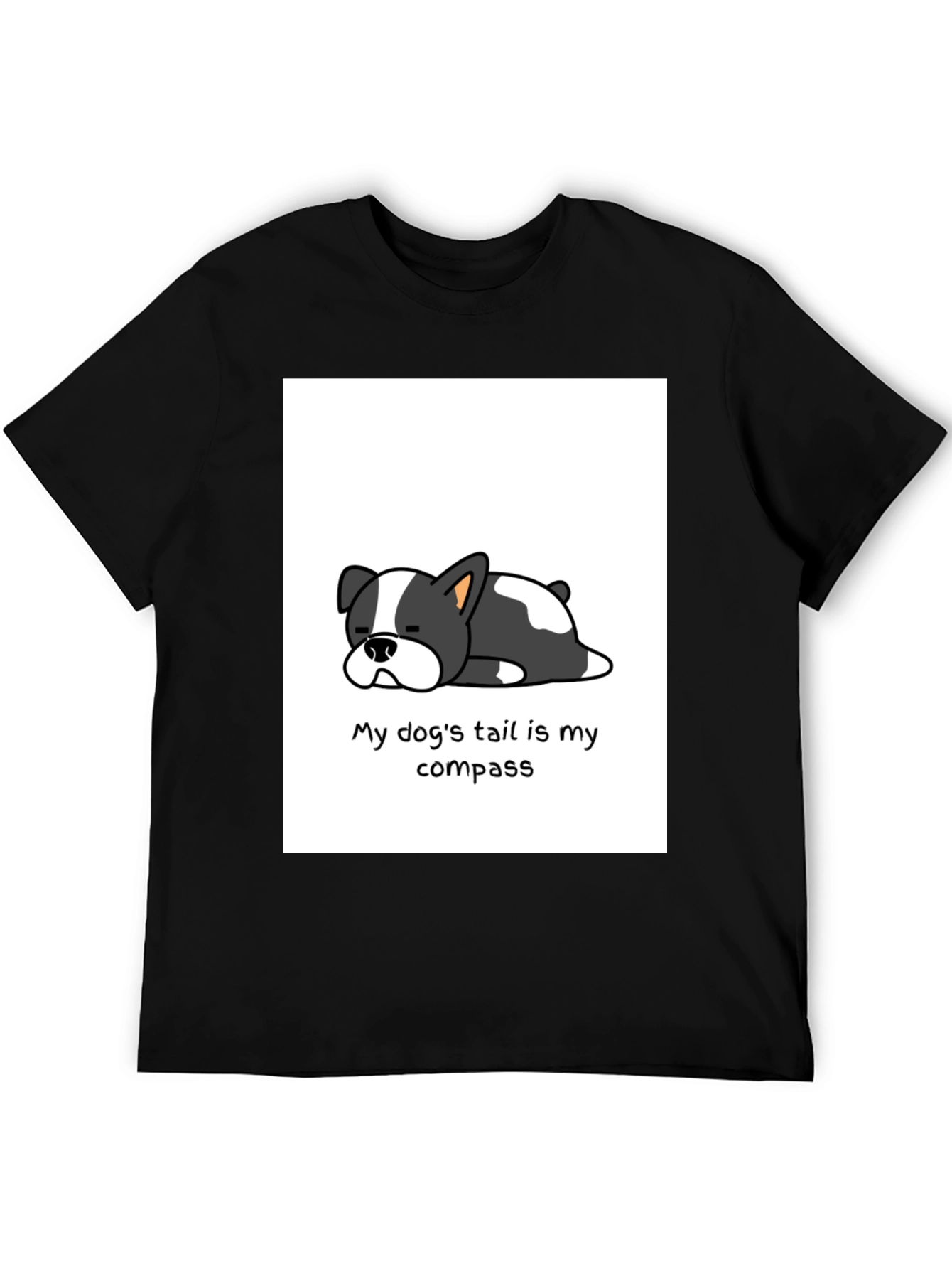 Cute Dog Compass T-Shirt