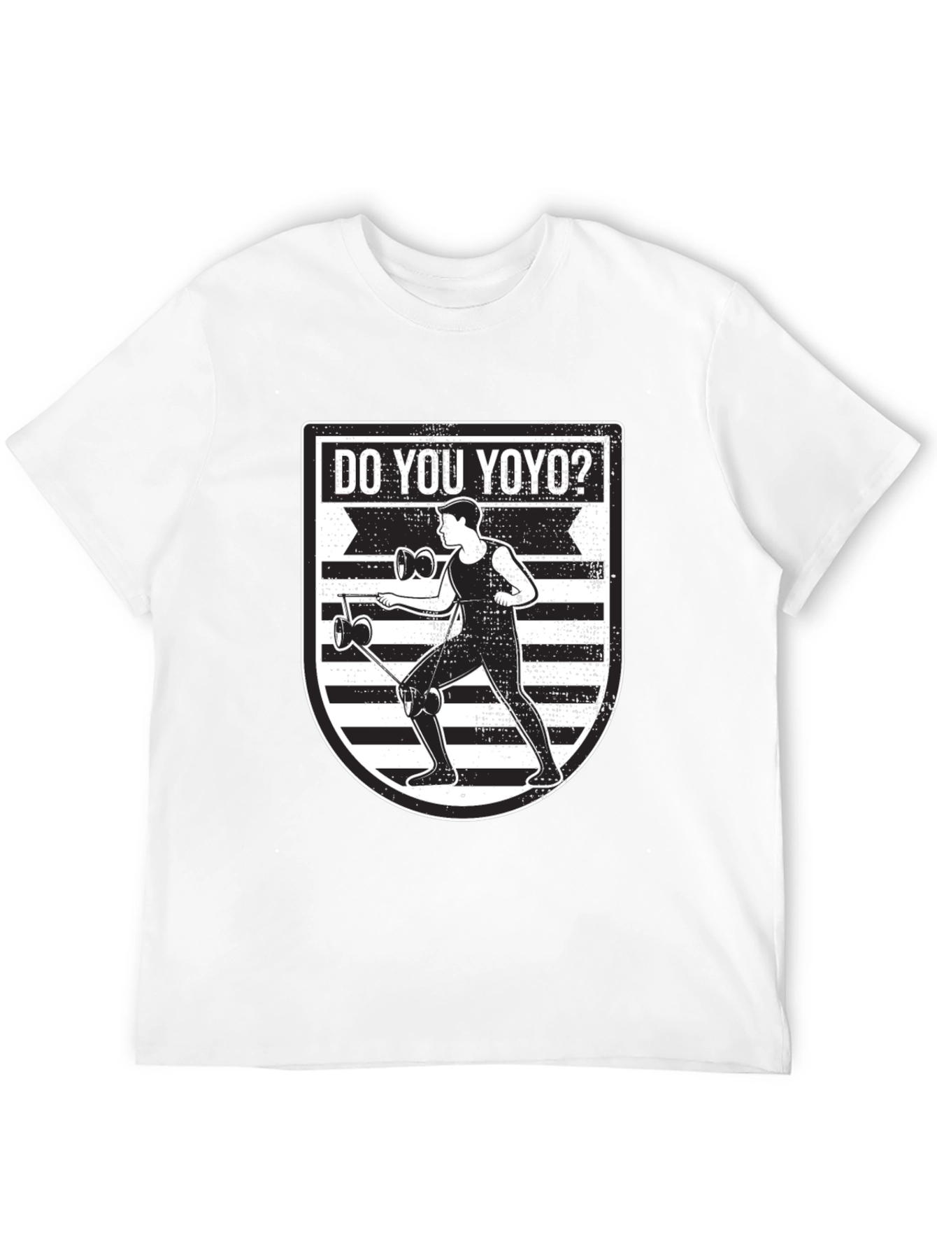 Do You Yoyo? Black Graphic T-Shirt