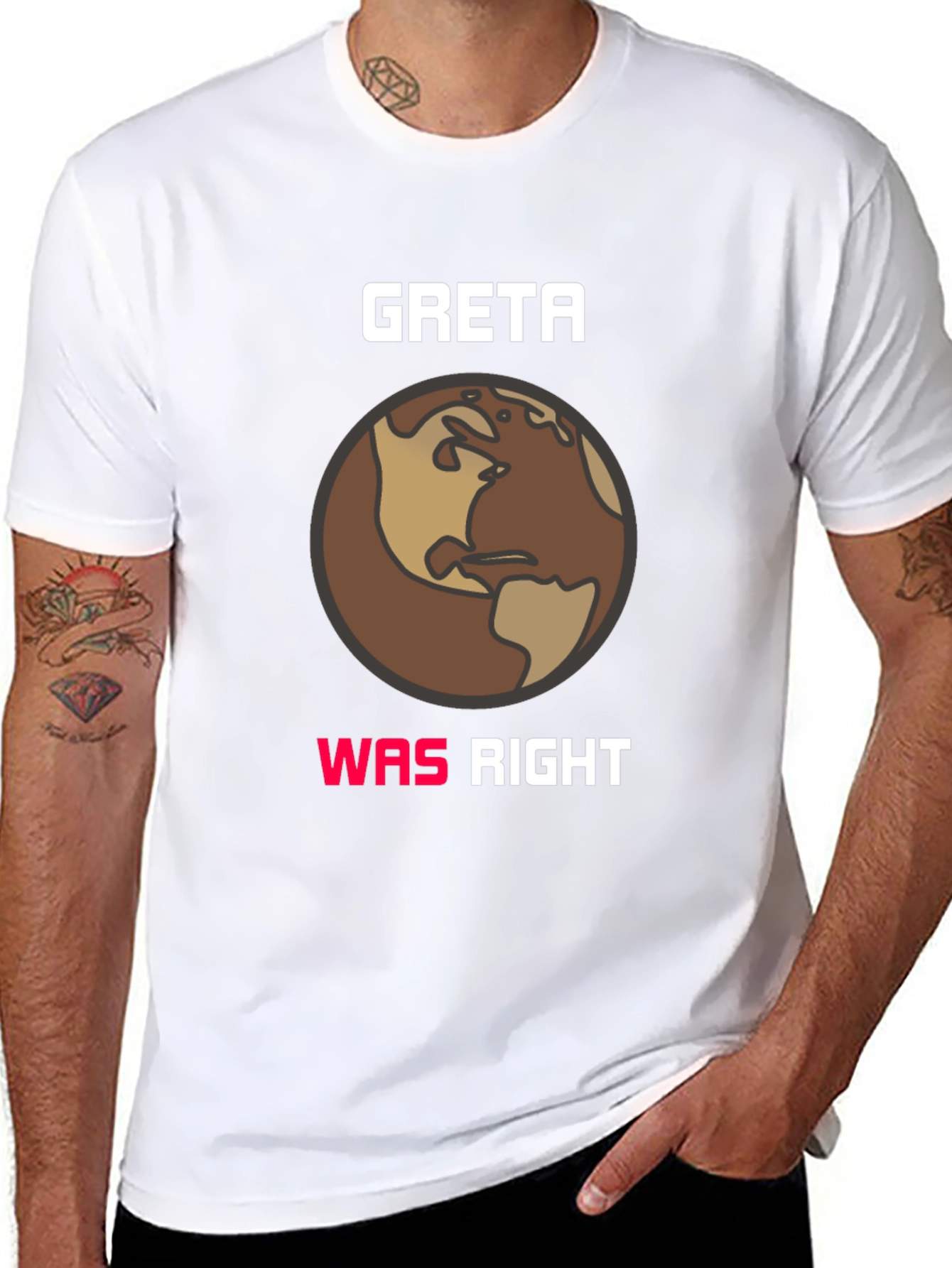 Greta Was Right Earth Graphic Tee