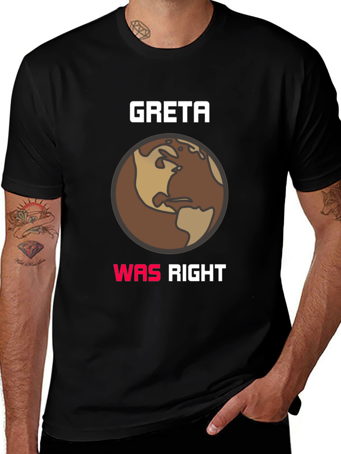 Greta Was Right Earth Graphic Tee