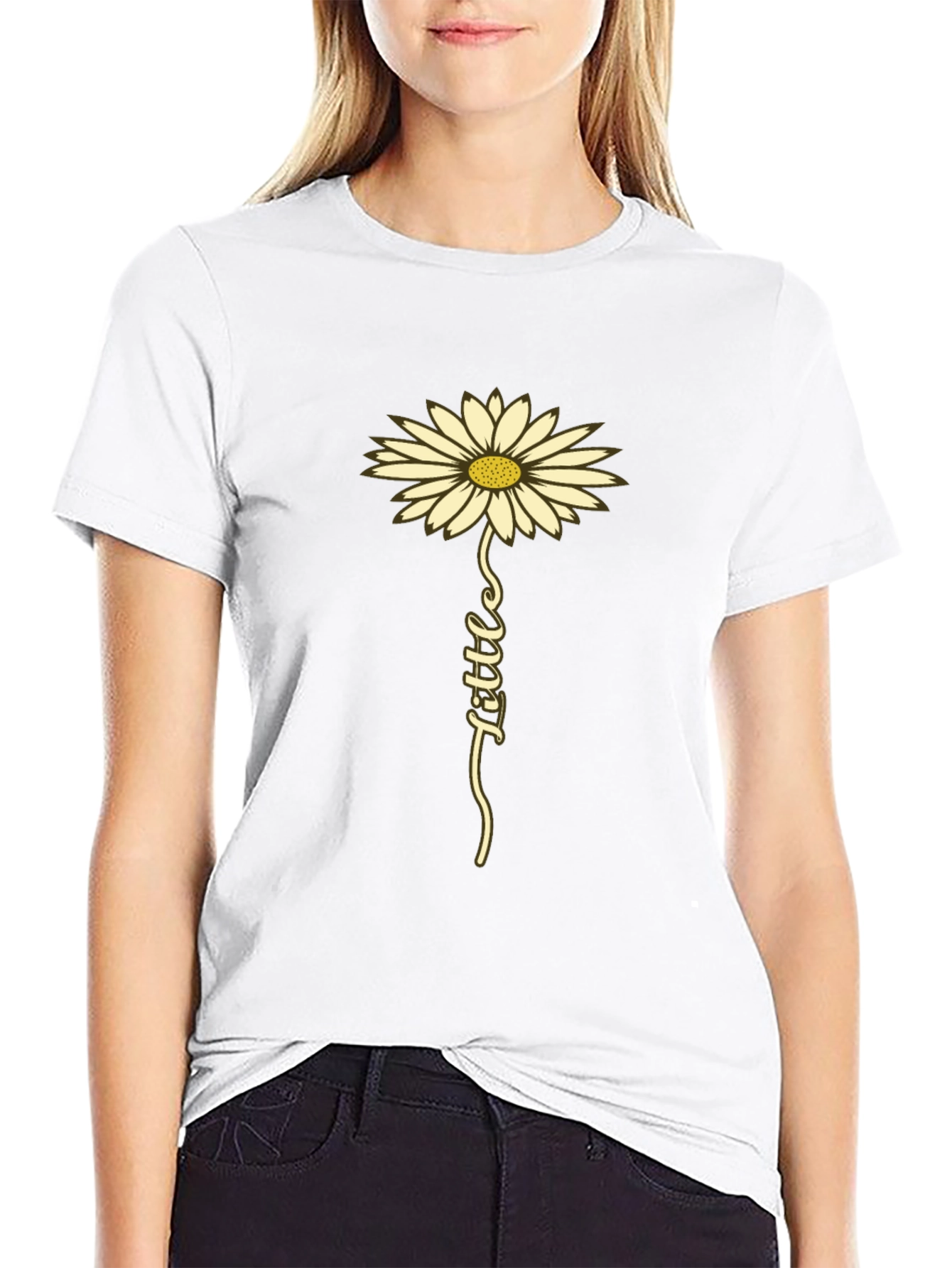 Daisy Flower Little Graphic T-Shirt