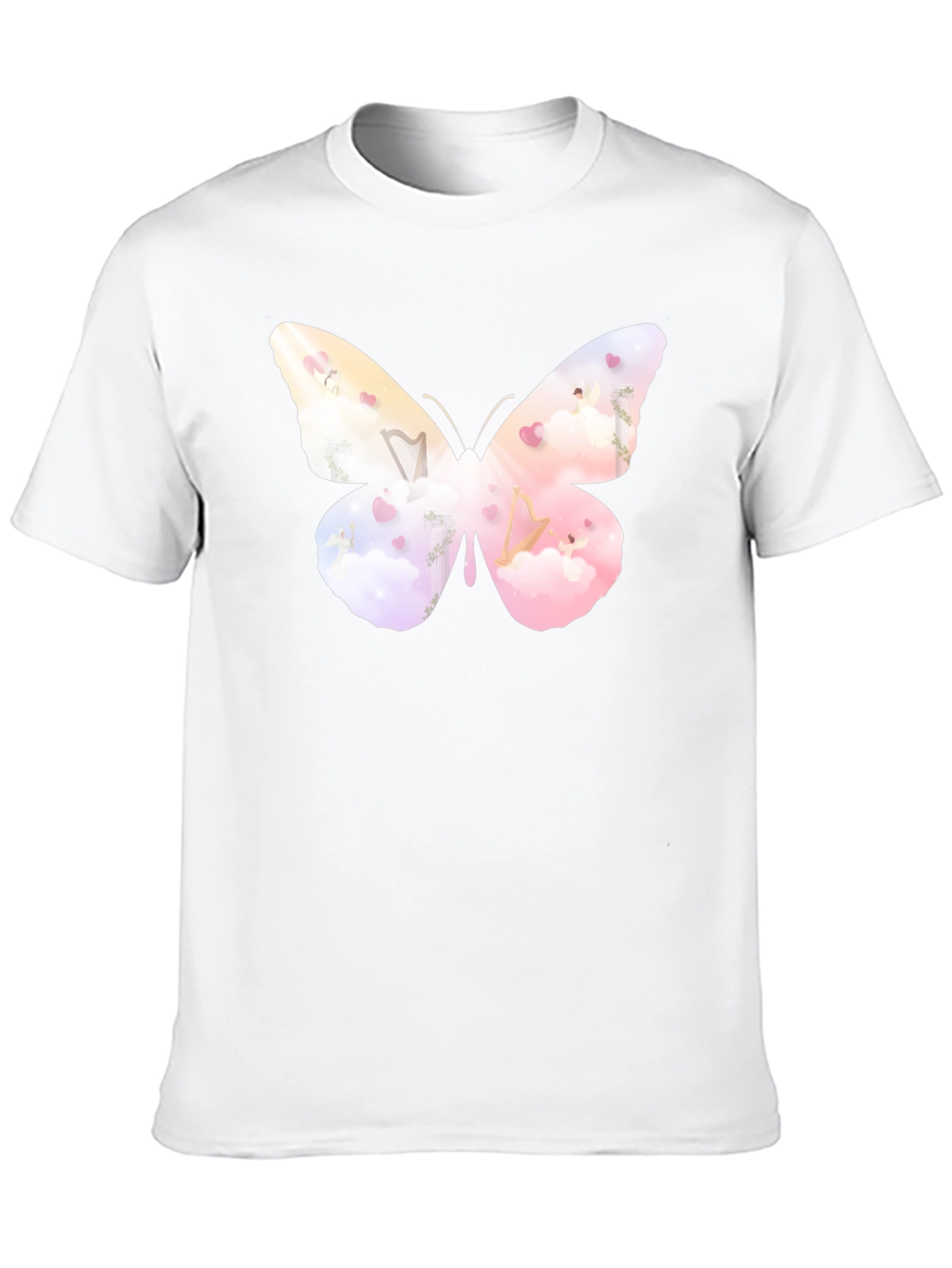 Butterfly Graphic Black Tee