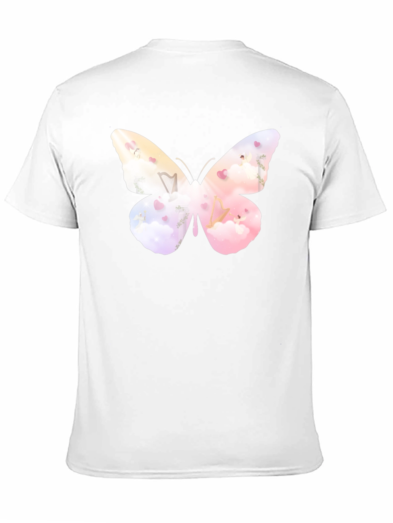 Butterfly Graphic Black Tee