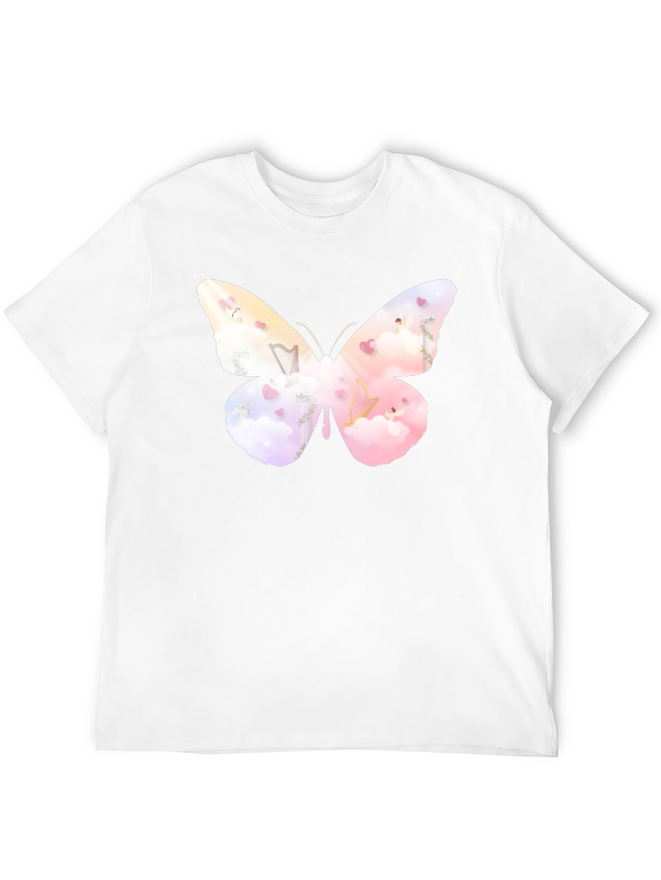Butterfly Graphic Black Tee