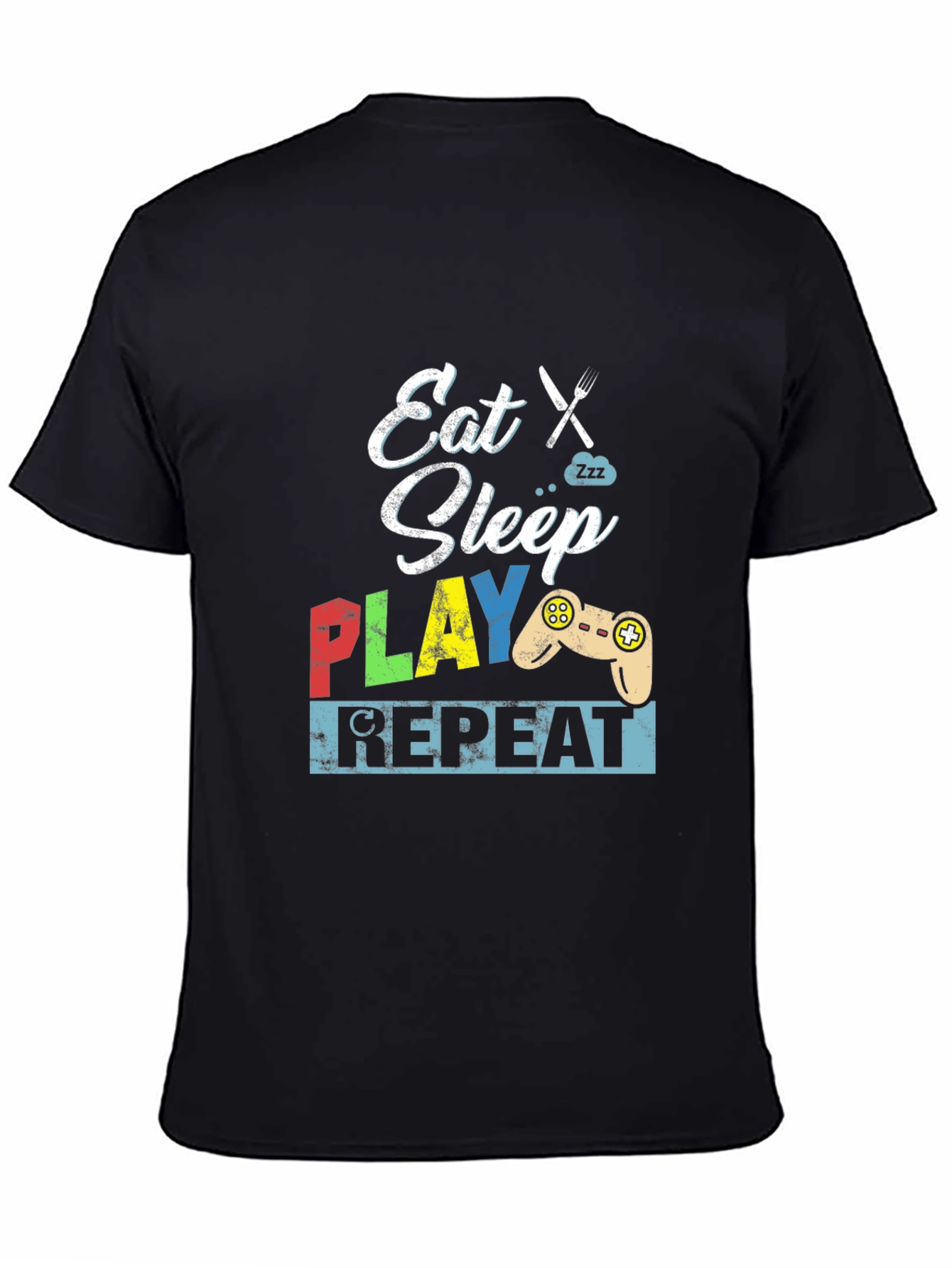 Eat Sleep Play Repeat Gamer T-Shirt