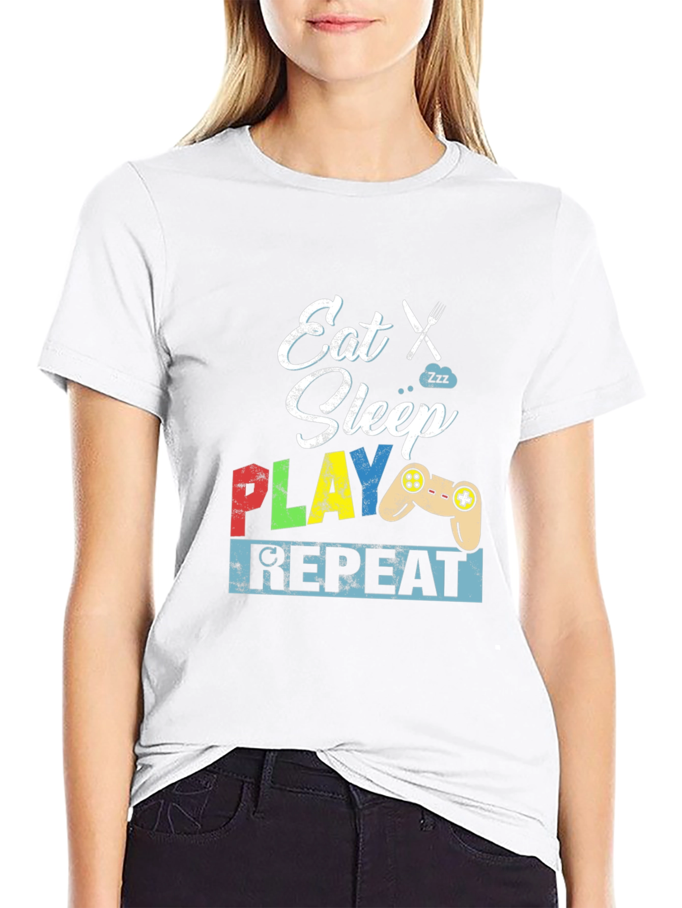 Eat Sleep Play Repeat Gamer T-Shirt