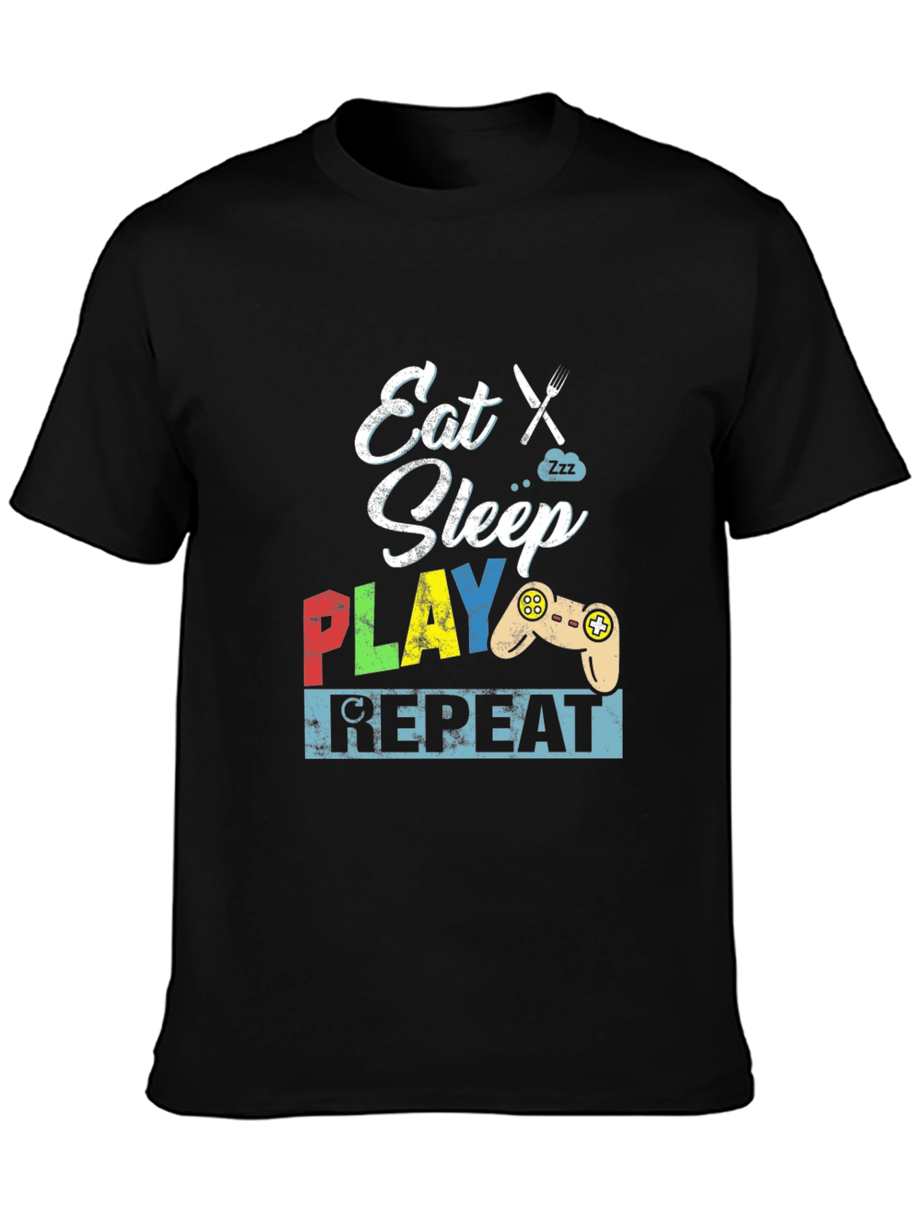 Eat Sleep Play Repeat Gamer T-Shirt