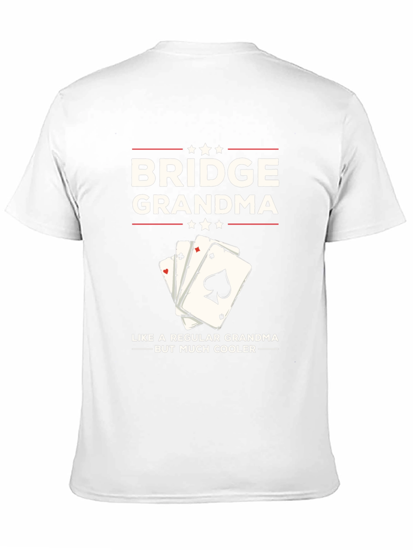 Bridge Grandma T-Shirt - Cool Card Player Tee
