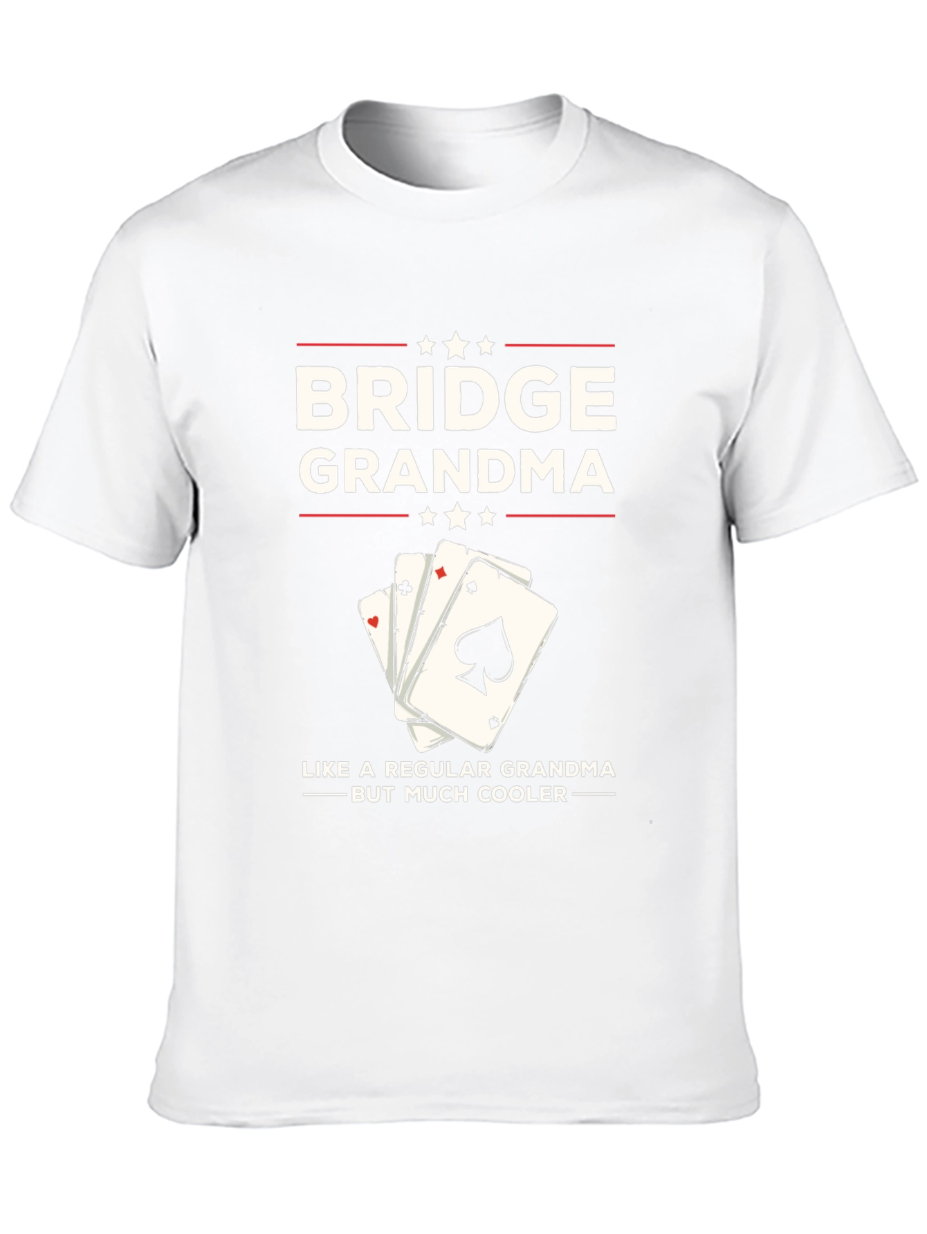 Bridge Grandma T-Shirt - Cool Card Player Tee