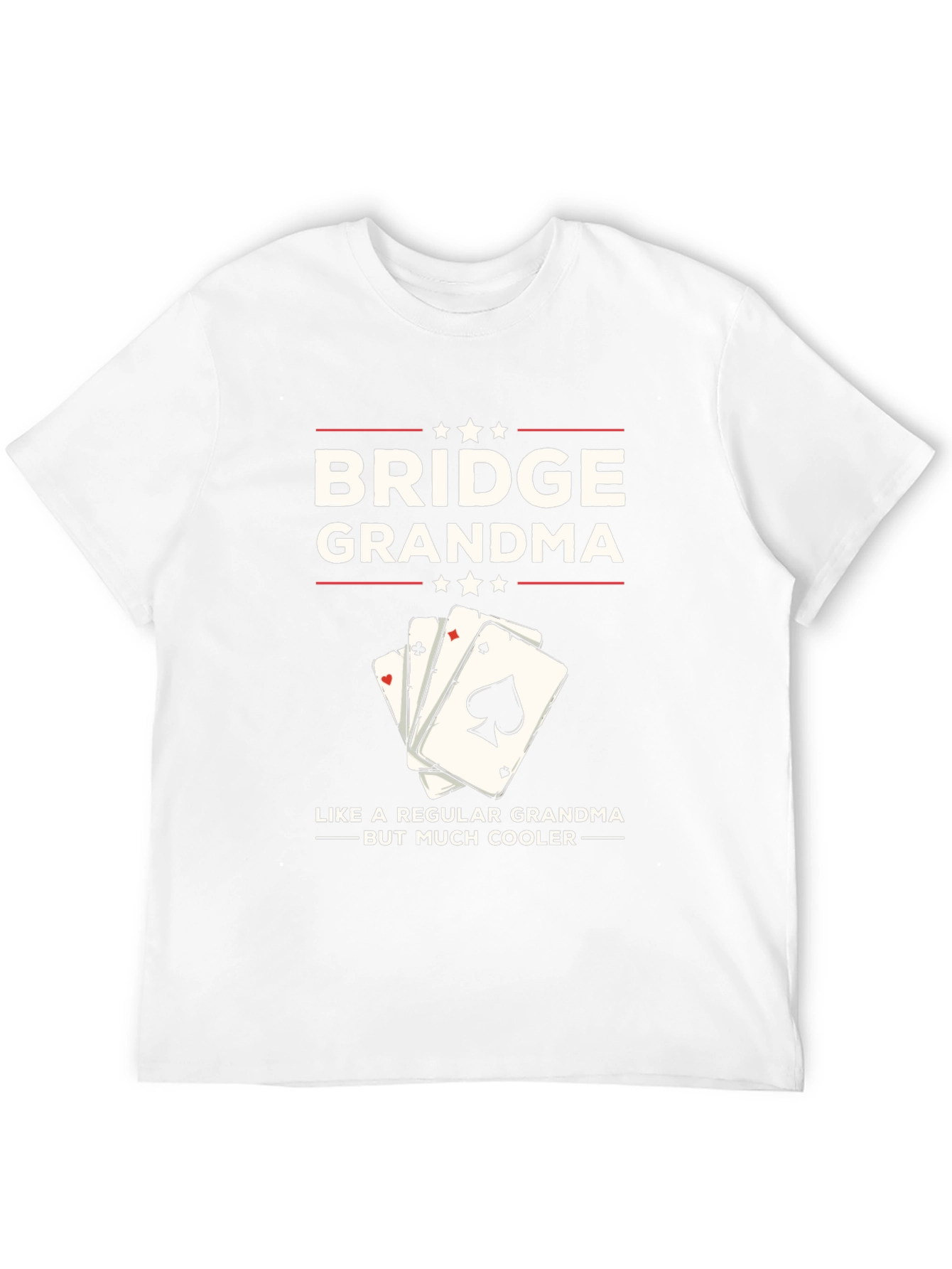 Bridge Grandma T-Shirt - Cool Card Player Tee