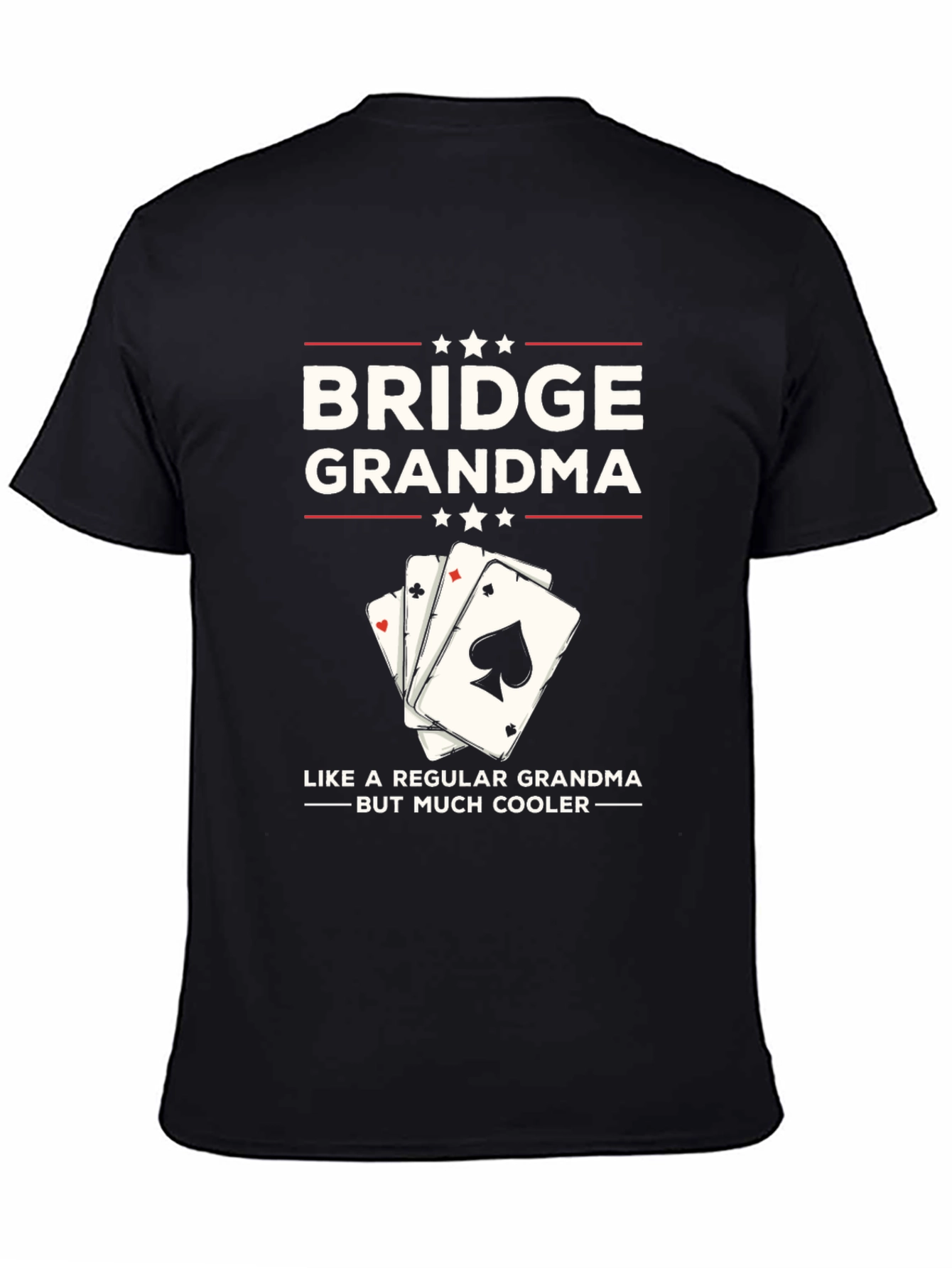 Bridge Grandma T-Shirt - Cool Card Player Tee