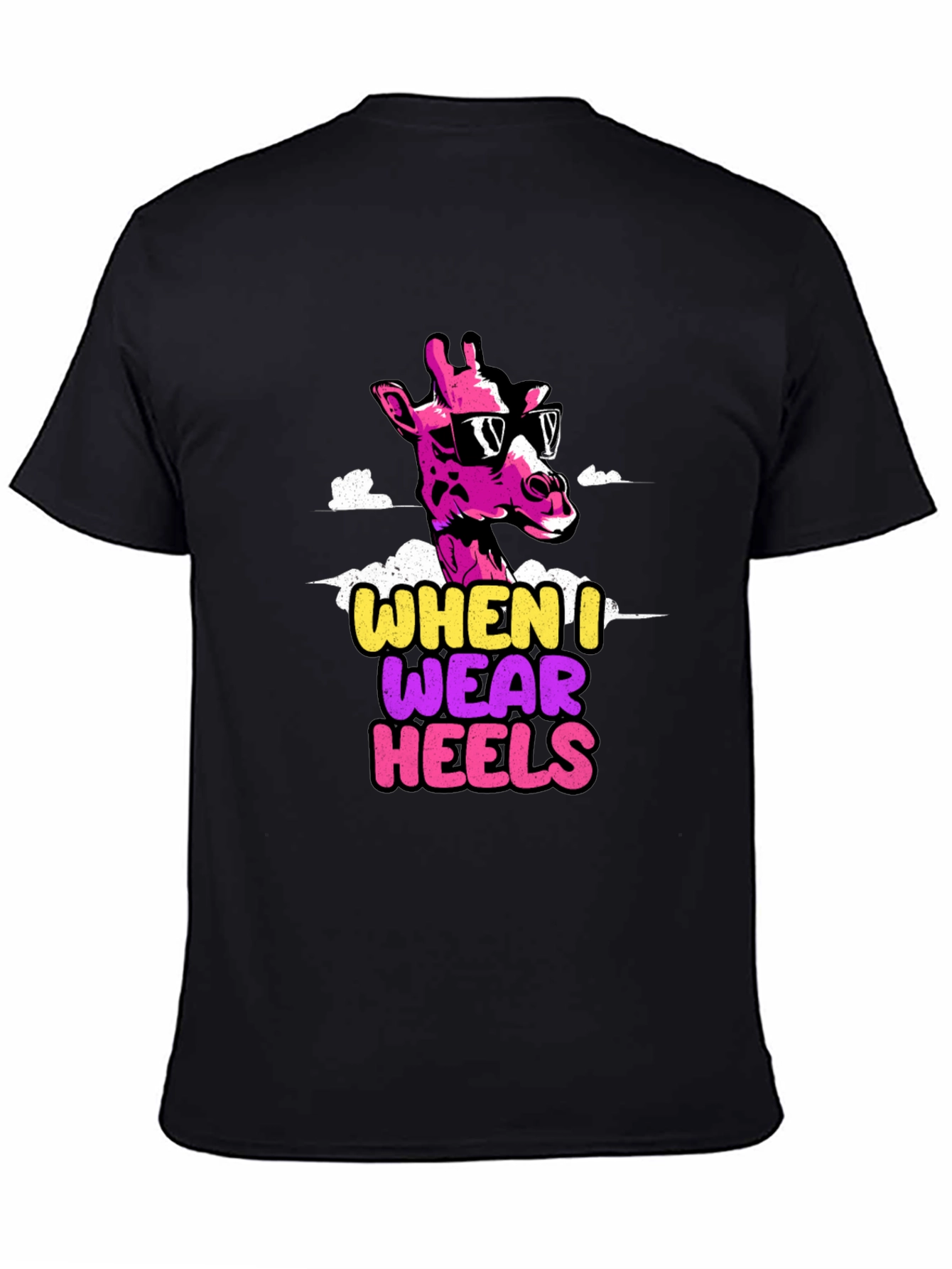 Funny Giraffe Heels T-Shirt