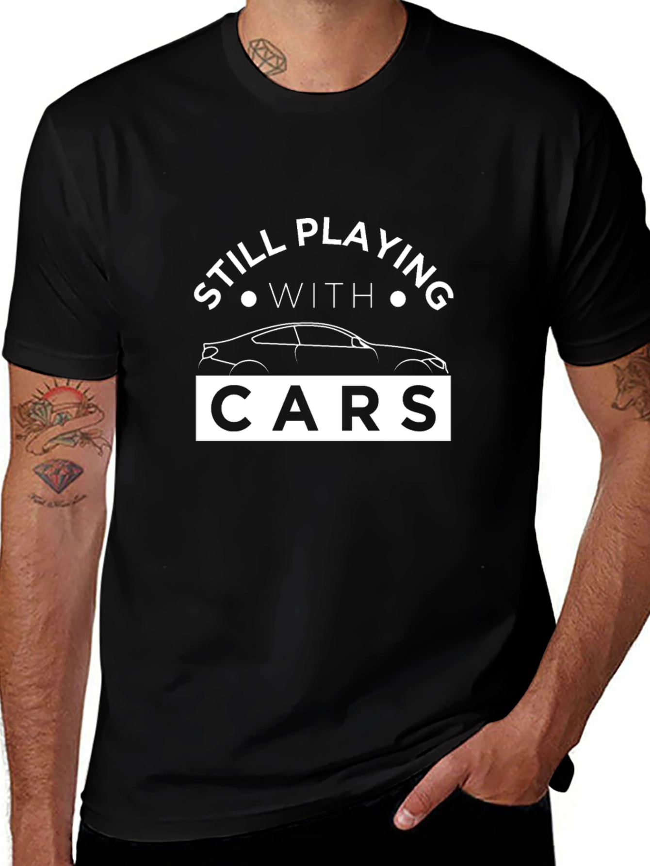 Still Playing with Cars Graphic Tee