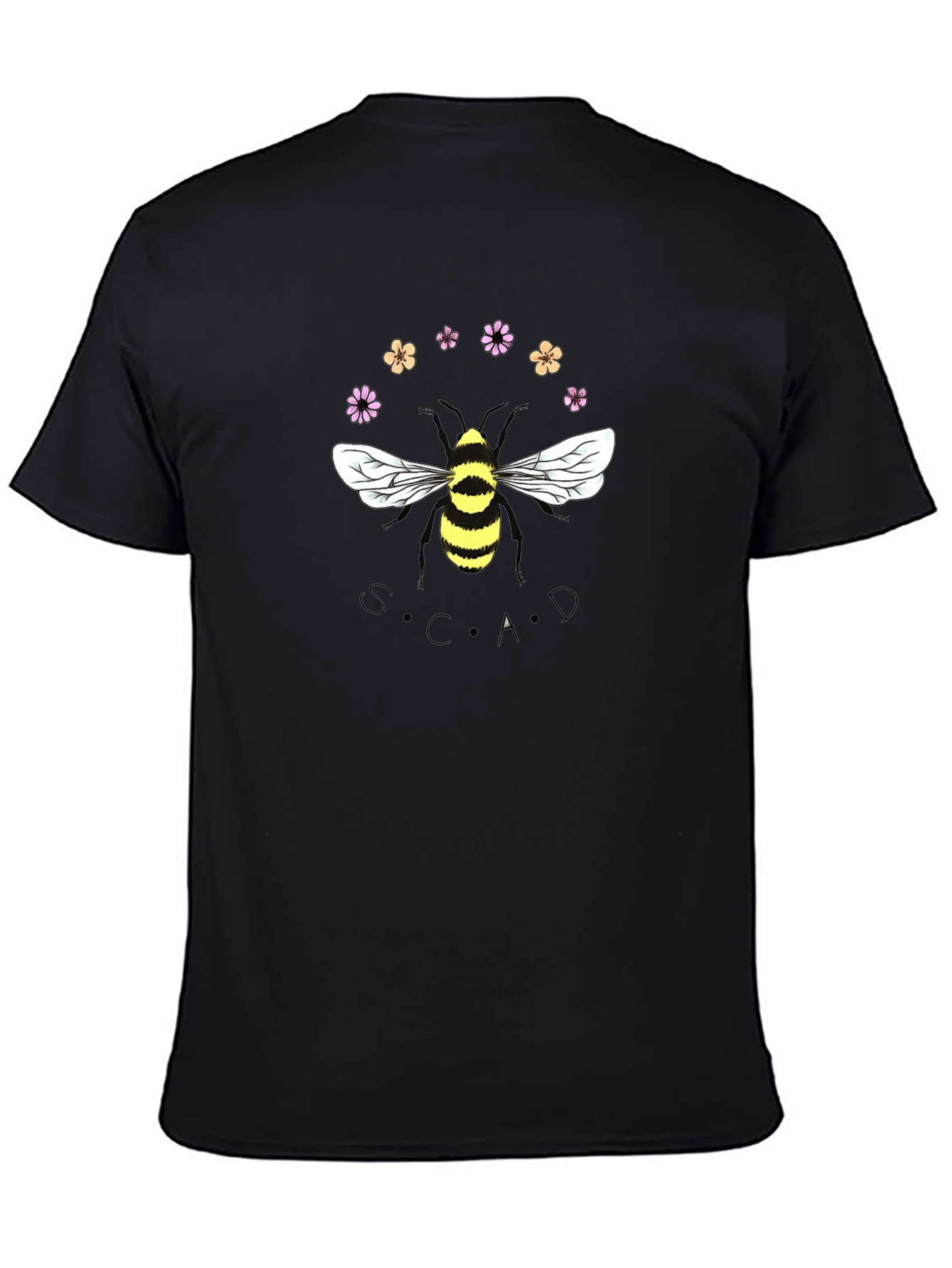 SCAD Bee Graphic Black T-Shirt