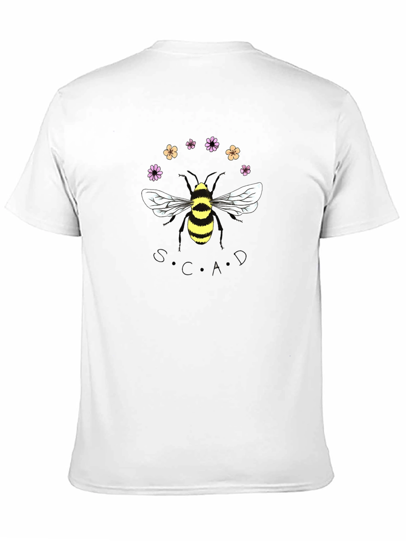 SCAD Bee Graphic Black T-Shirt