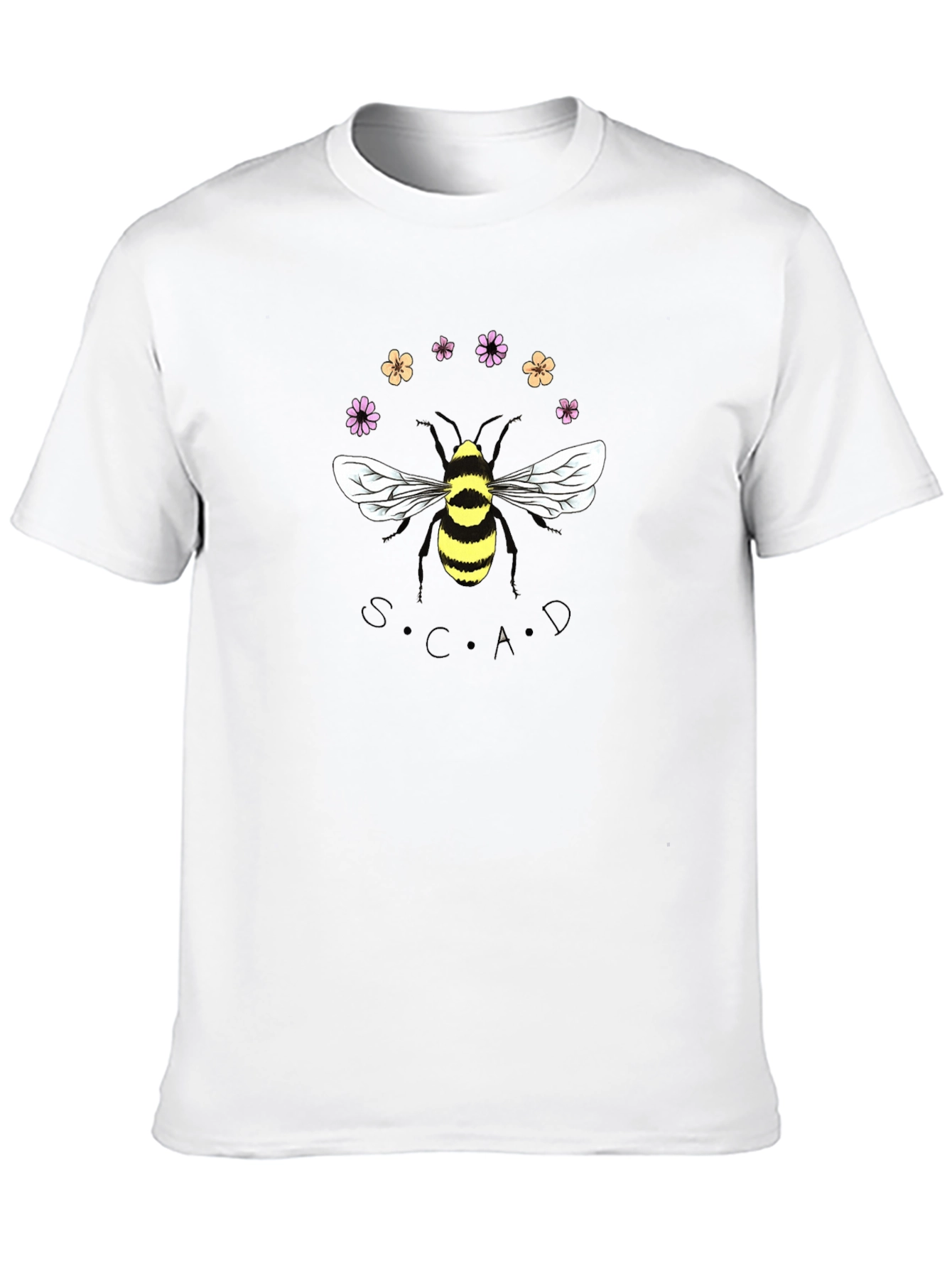 SCAD Bee Graphic Black T-Shirt