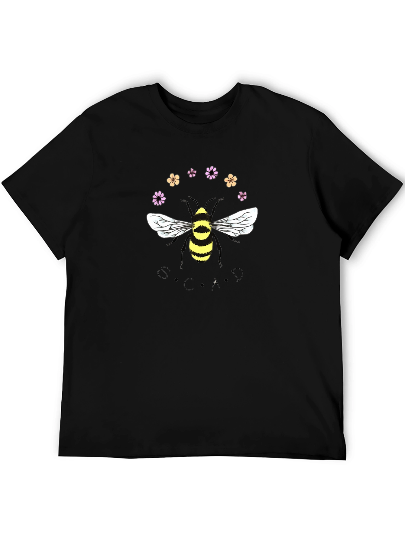 SCAD Bee Graphic Black T-Shirt
