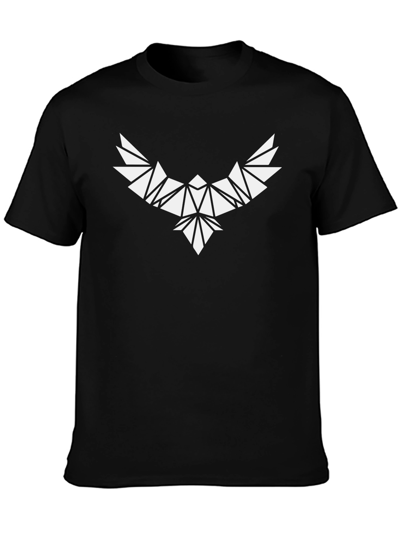 Geometric Eagle T-Shirt - Modern Graphic Tee