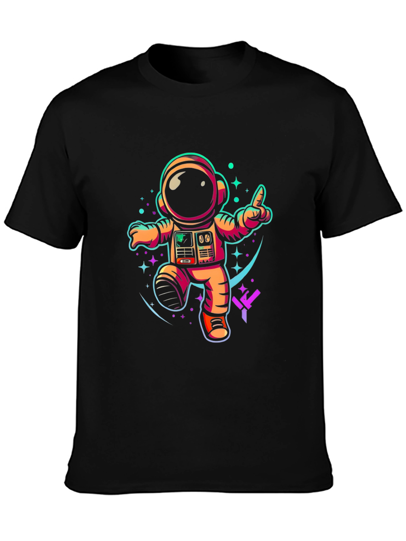 Astronaut Graphic T-Shirt - Cool Space Design
