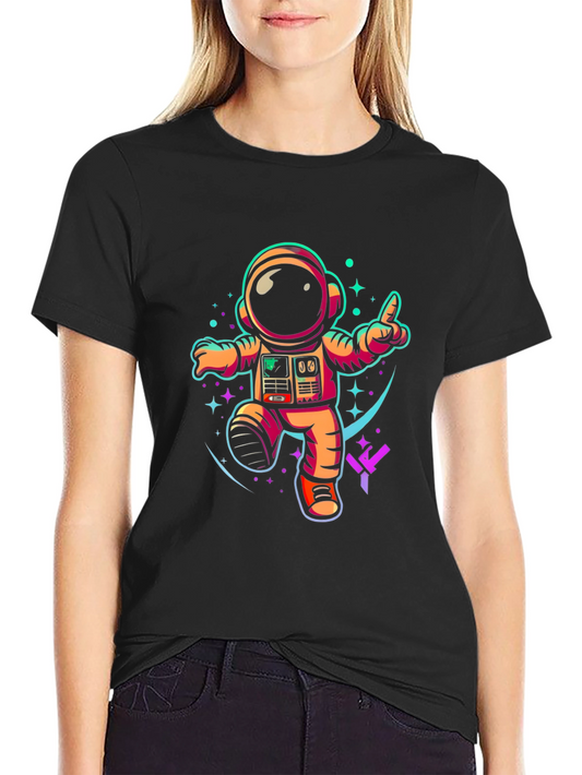 Astronaut Graphic T-Shirt - Cool Space Design