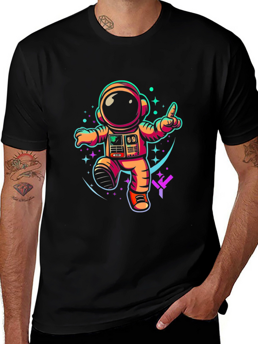 Astronaut Graphic T-Shirt - Cool Space Design