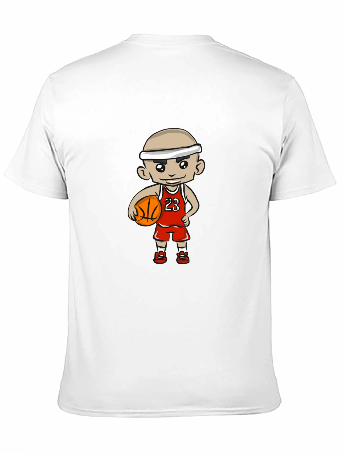 Cartoon Basketball Player Graphic T-Shirt