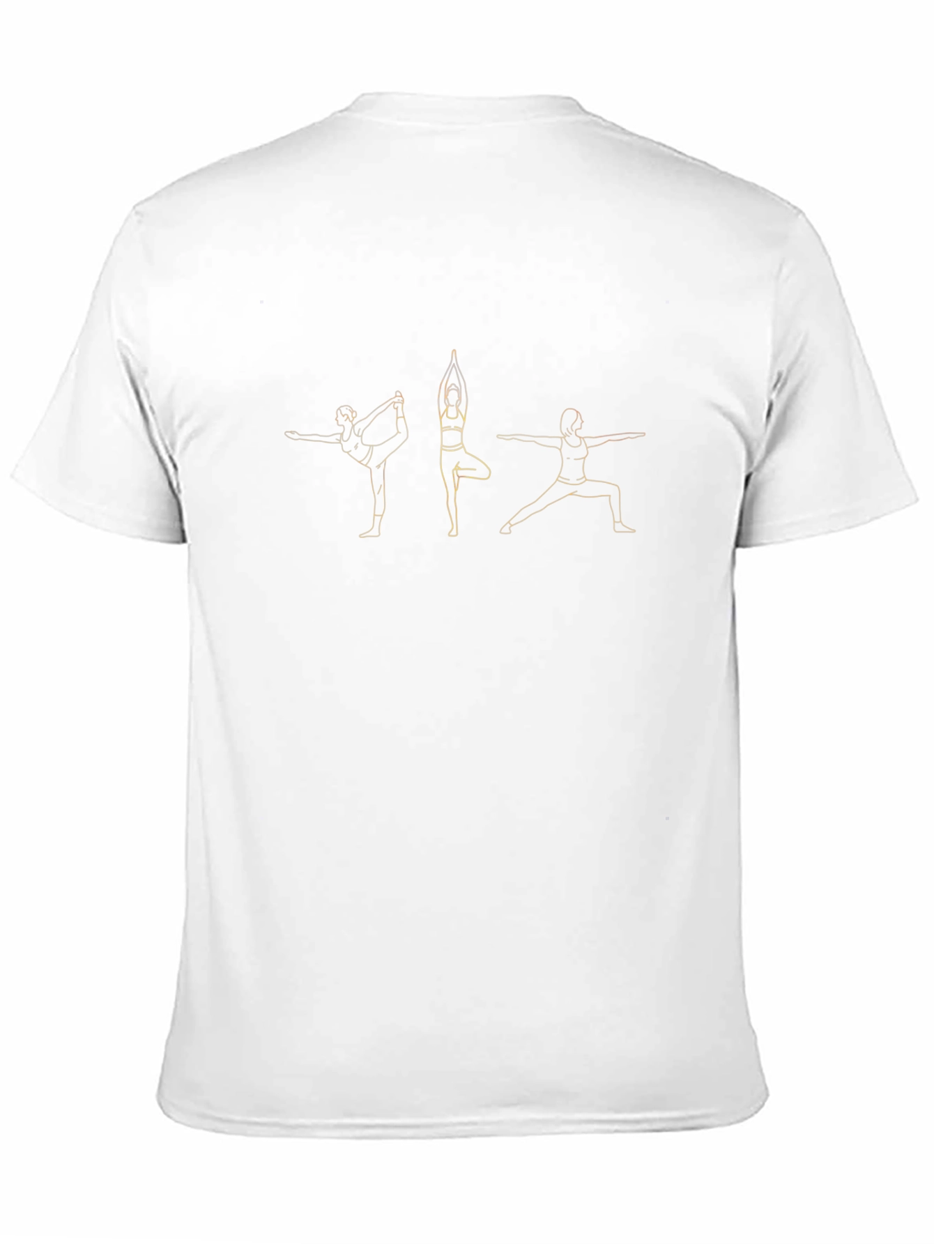 Yoga Pose Graphic Tee - Black Unisex T-Shirt