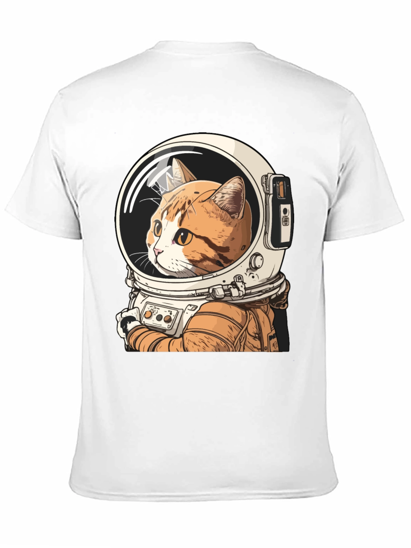 Cat Astronaut Graphic T-Shirt