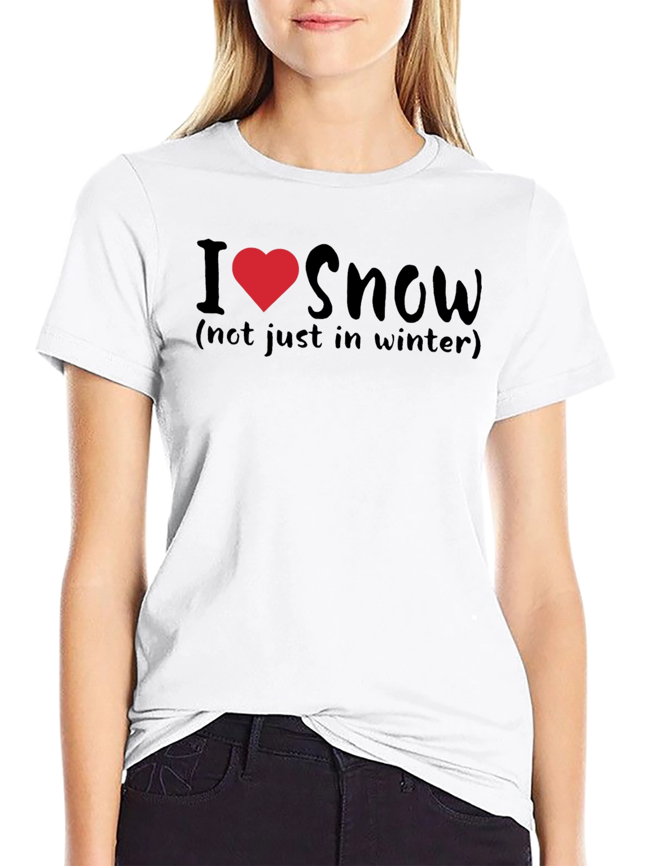 I Love Snow T-Shirt: Winter Fun Tee