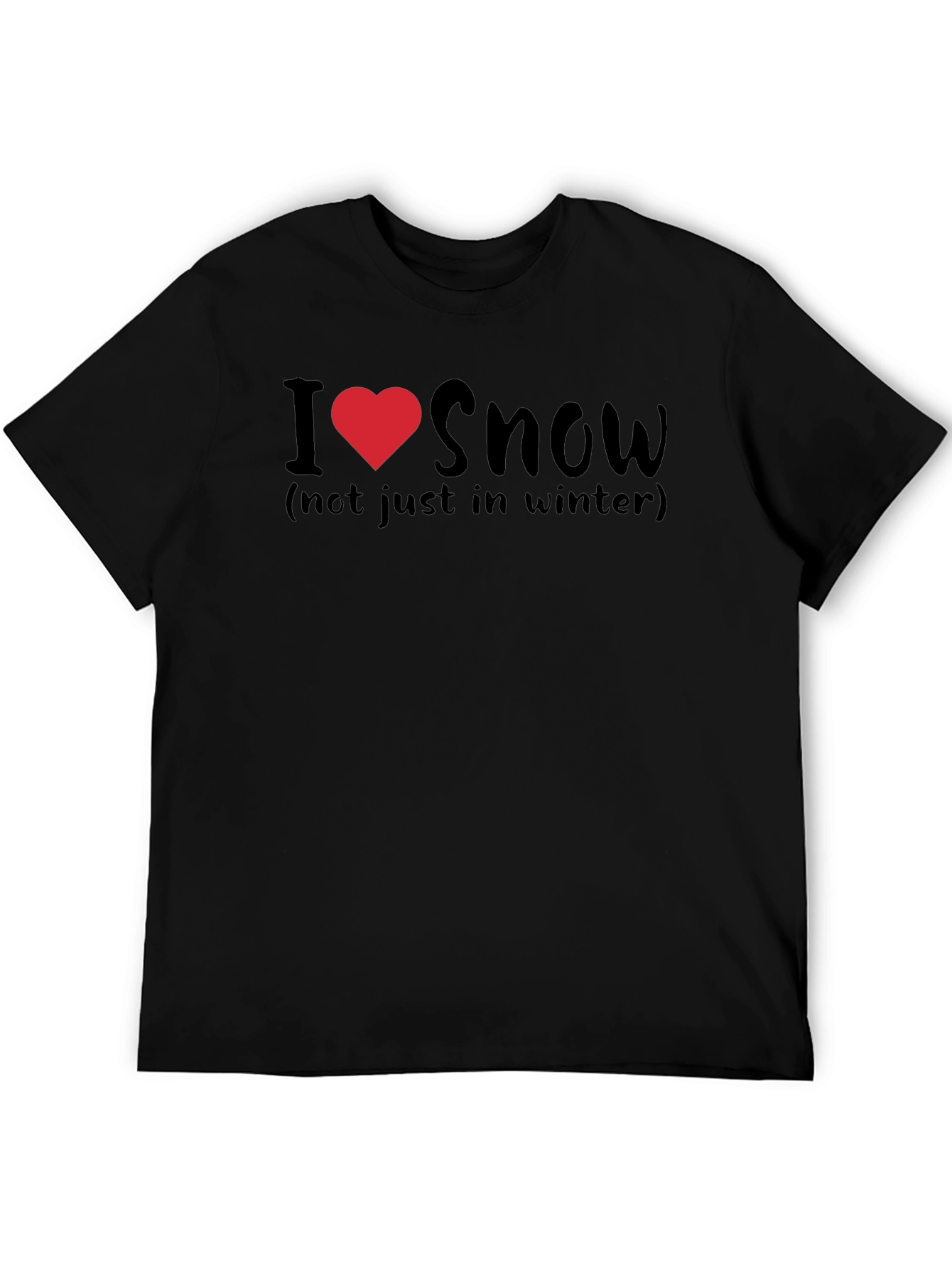 I Love Snow T-Shirt: Winter Fun Tee