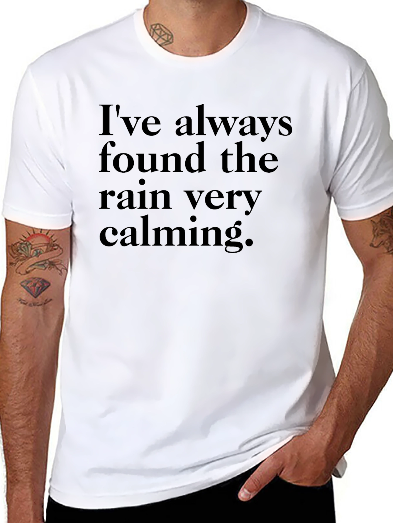 Calming Rain T-Shirt - Soft Cotton Tee