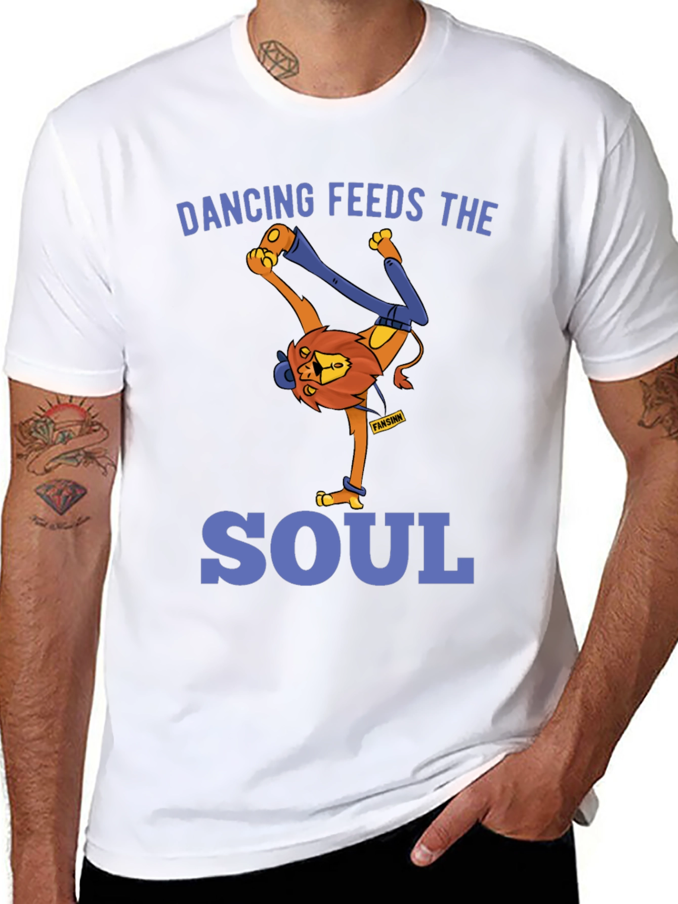 Dancing Lion Graphic Tee - Comfort Fit