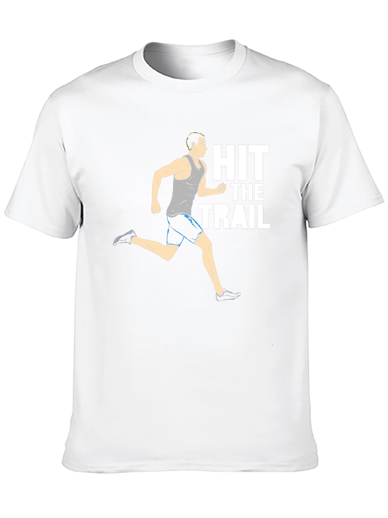 Hit the Trail Graphic Tee - Mens Black T-Shirt